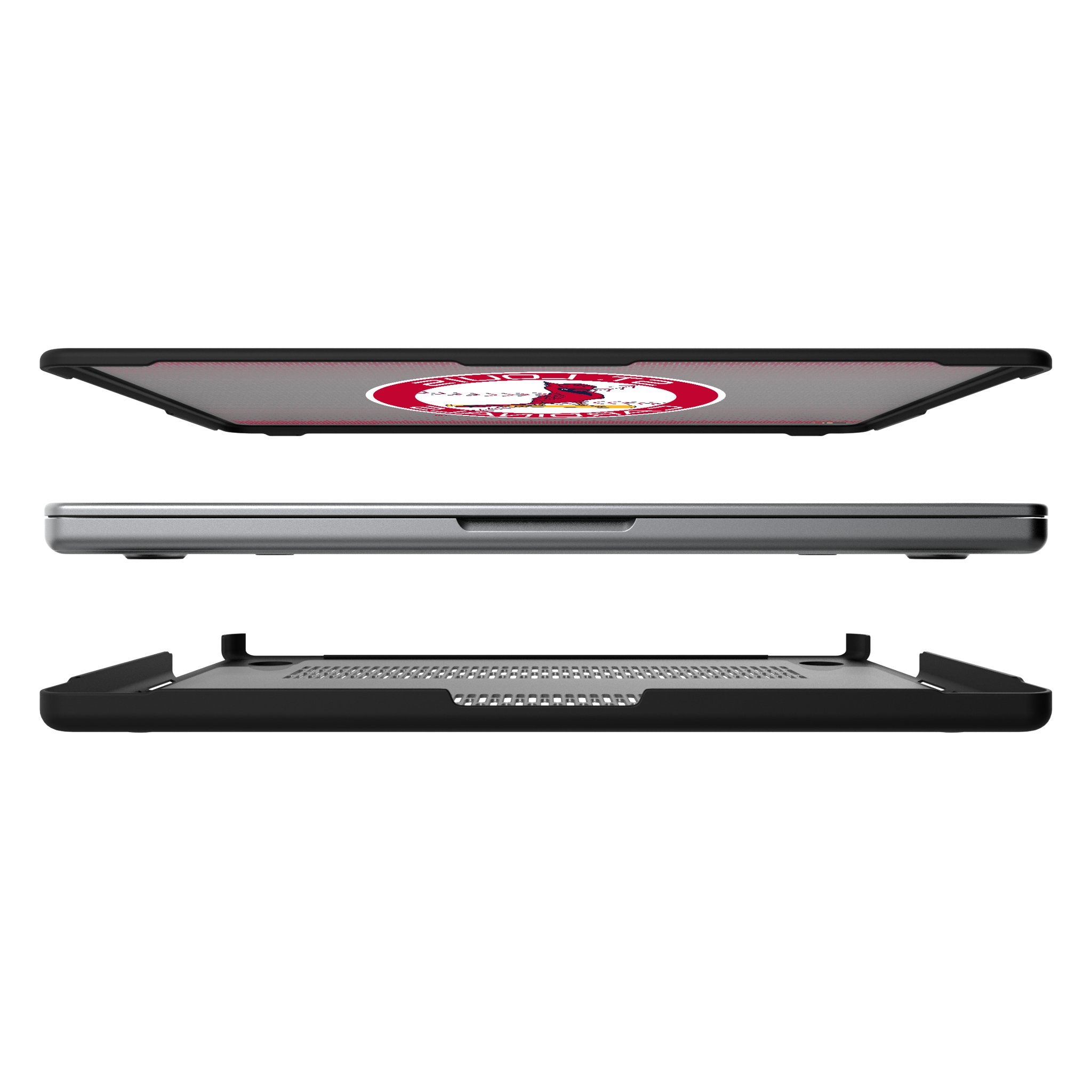 St Louis Cardinals 1966-1997 - Cooperstown Collection Linen Laptop Case for Apple MacBook 7