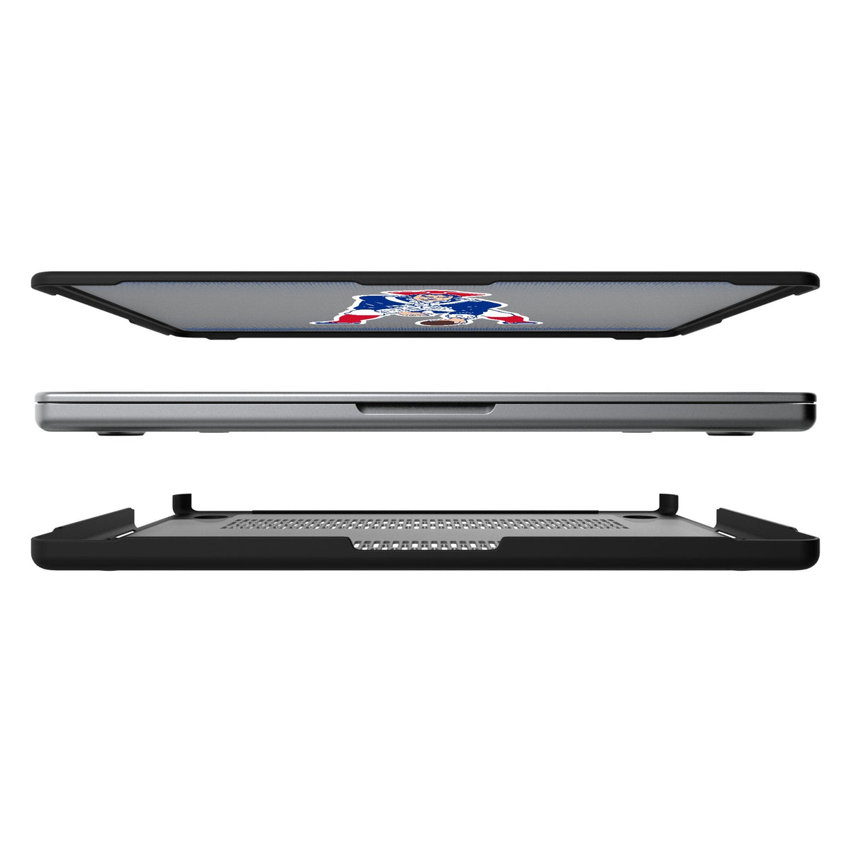 New England Patriots Historic Collection Linen Laptop Case for Apple MacBook 7