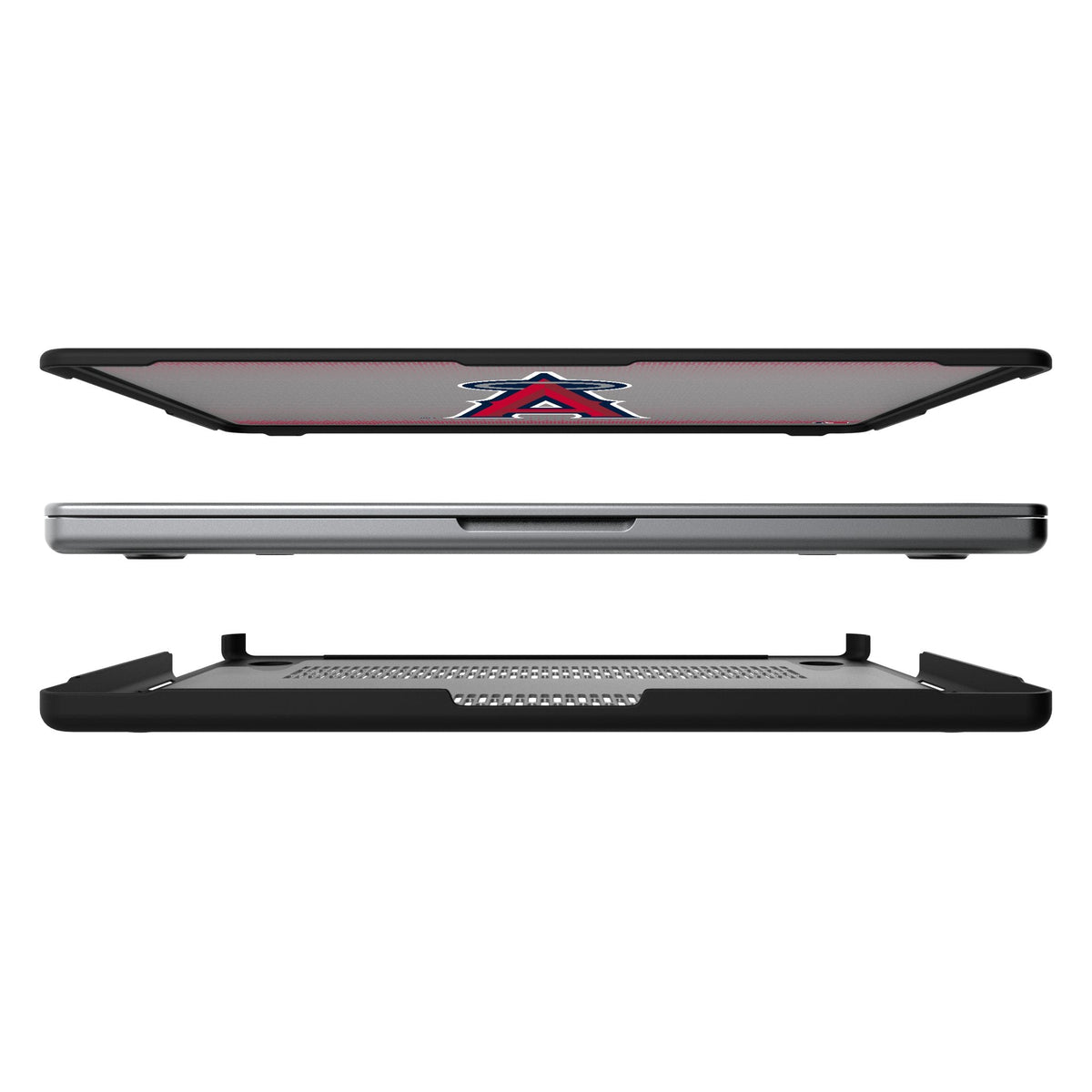 Los Angeles Angels Linen Laptop Case for Apple MacBook 7