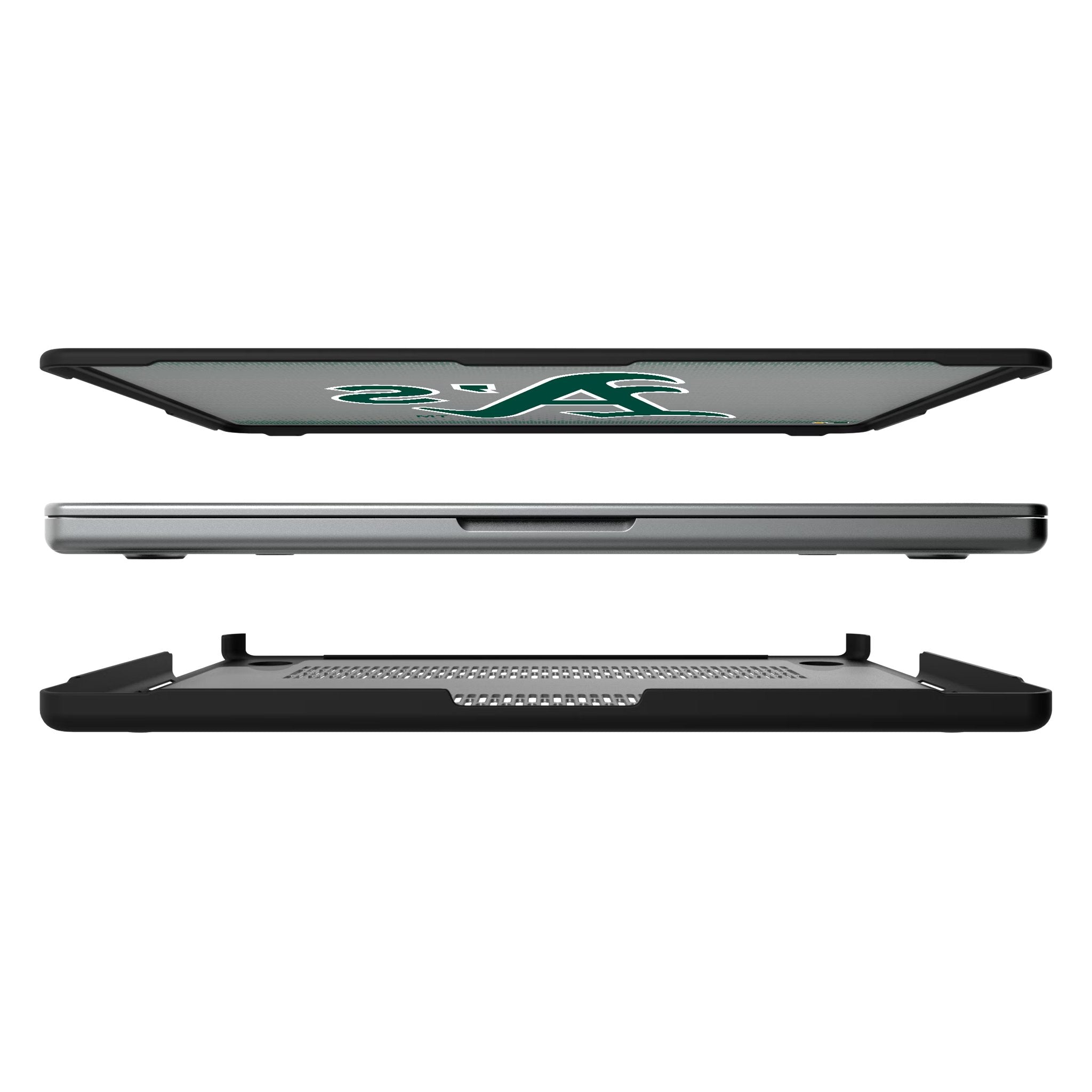 Oakland Athletics Linen Laptop Case for Apple MacBook 7