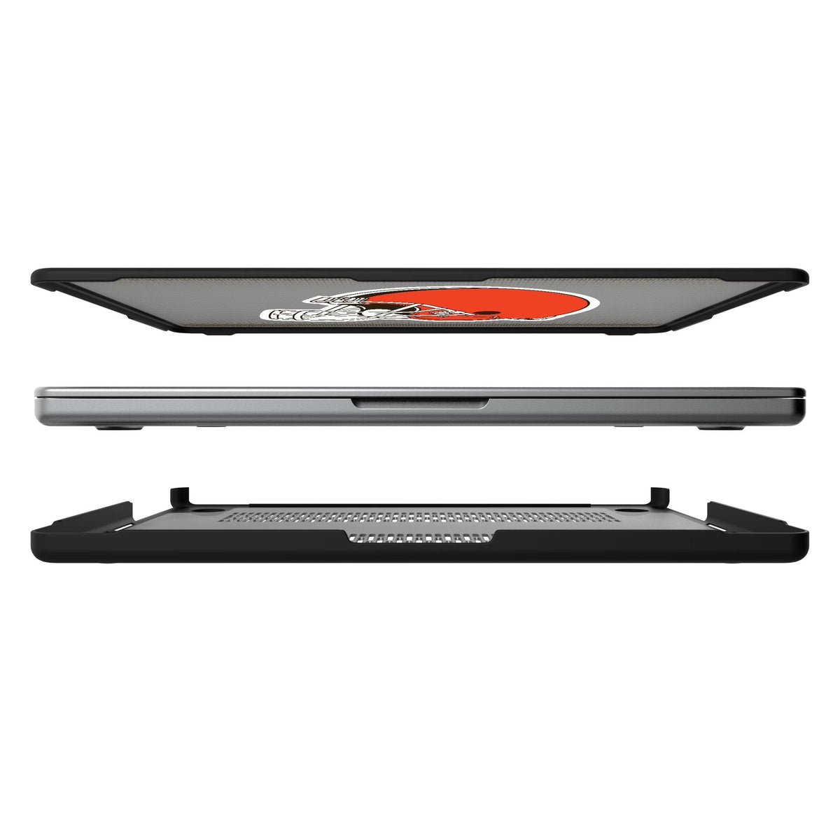 Cleveland Browns Linen Laptop Case for Apple MacBook 7