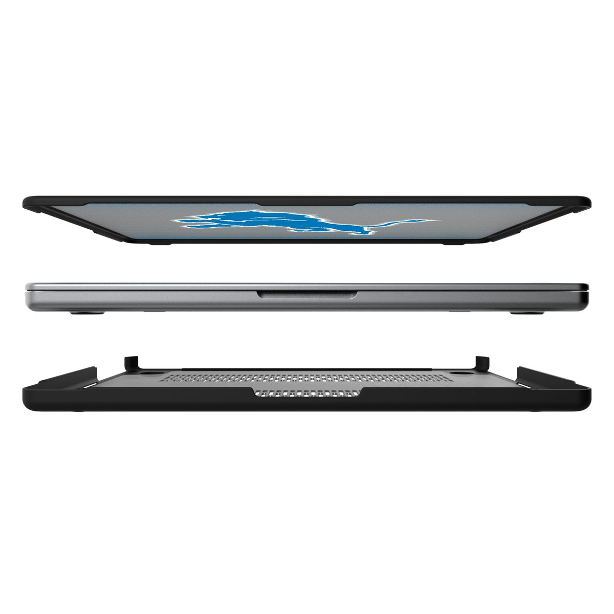 Detroit Lions Linen Laptop Case for Apple MacBook 7