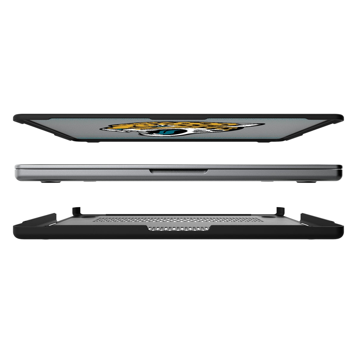 Jacksonville Jaguars Linen Laptop Case for Apple MacBook 7