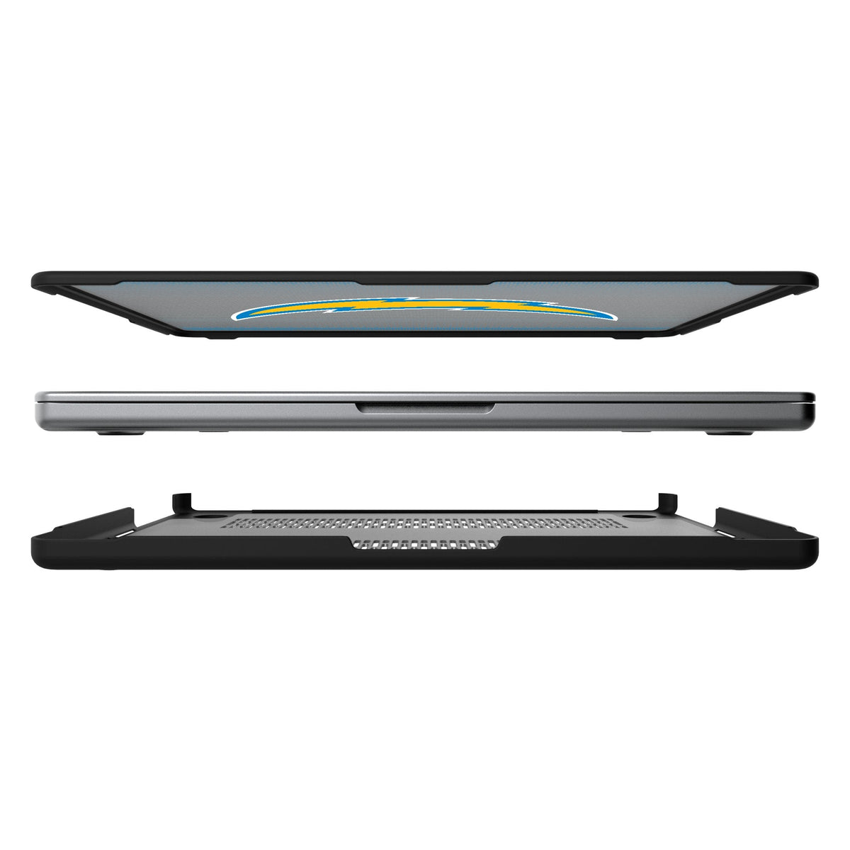 Los Angeles Chargers Linen Laptop Case for Apple MacBook 7
