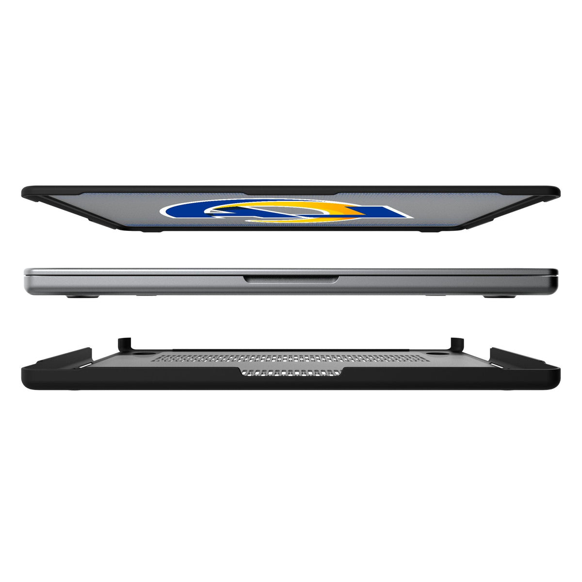 Los Angeles Rams Linen Laptop Case for Apple MacBook 7