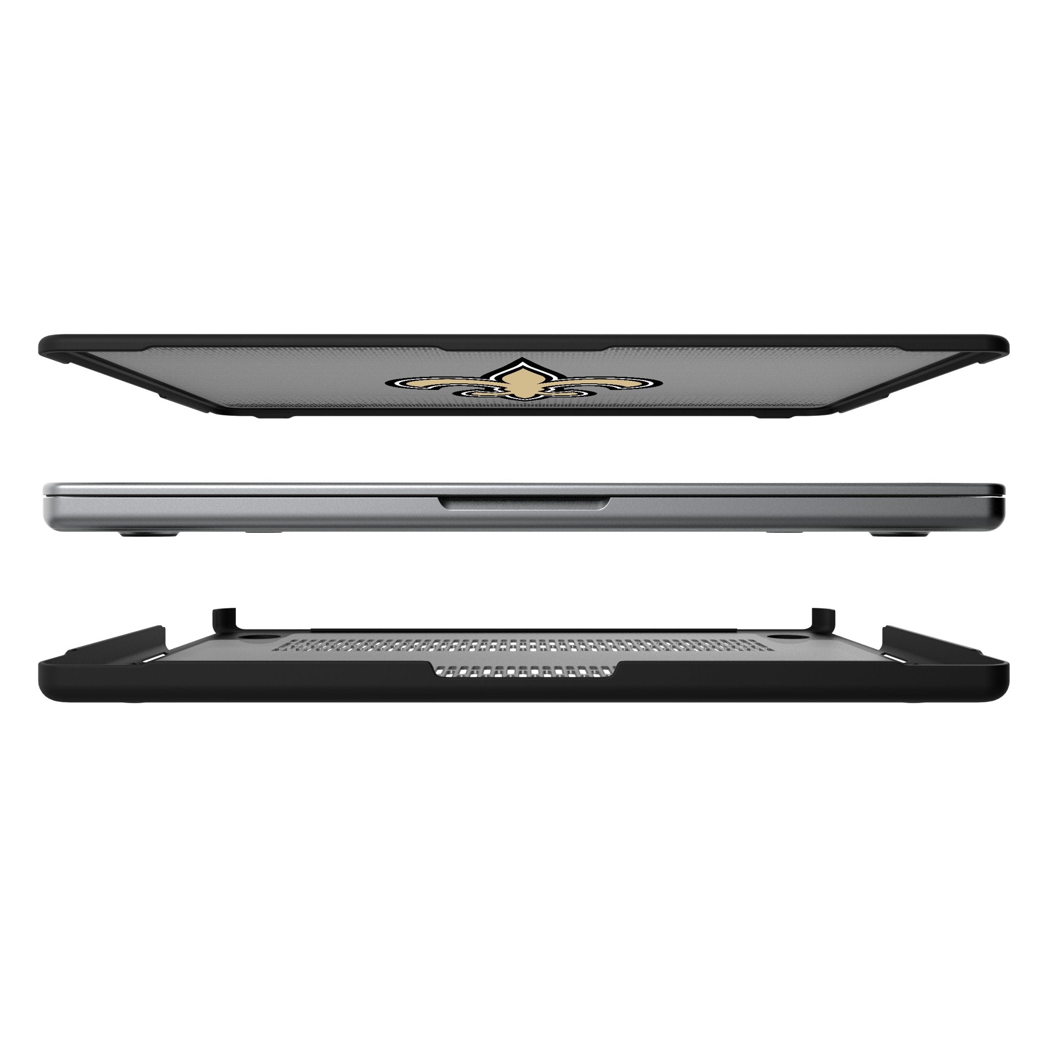 New Orleans Saints Linen Laptop Case for Apple MacBook 7