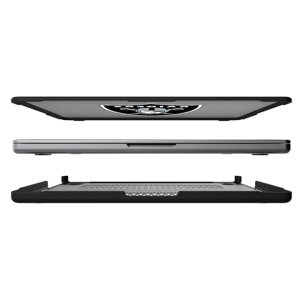 Las Vegas Raiders Linen Laptop Case for Apple MacBook 7