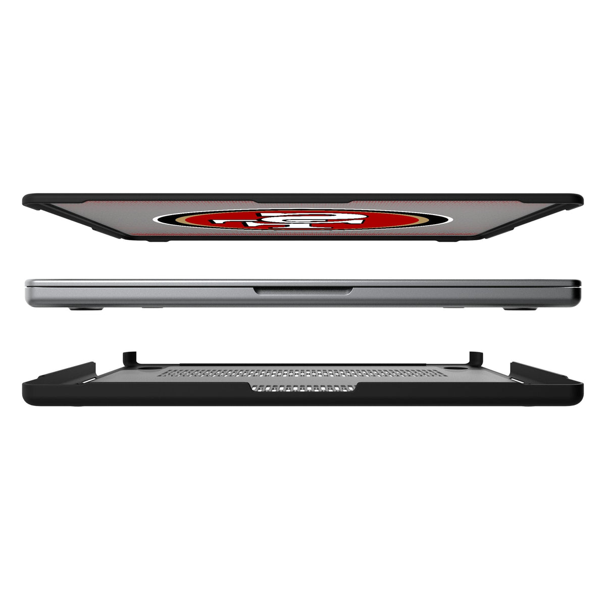 San Francisco 49ers Linen Laptop Case for Apple MacBook 7