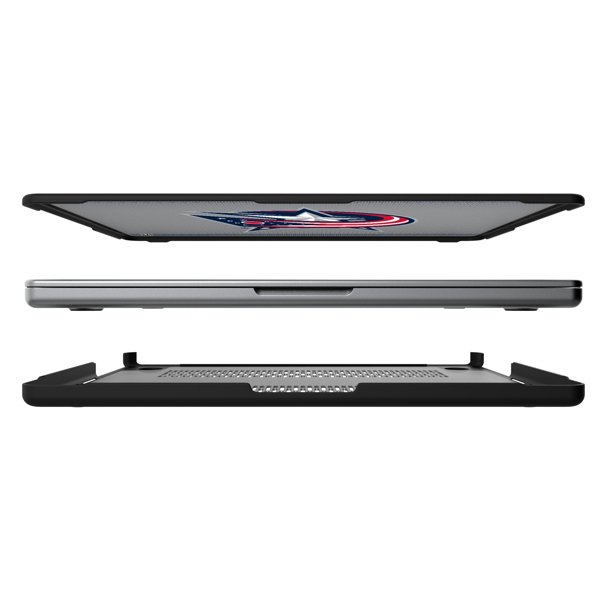 Columbus Blue Jackets Linen Laptop Case for Apple MacBook 7