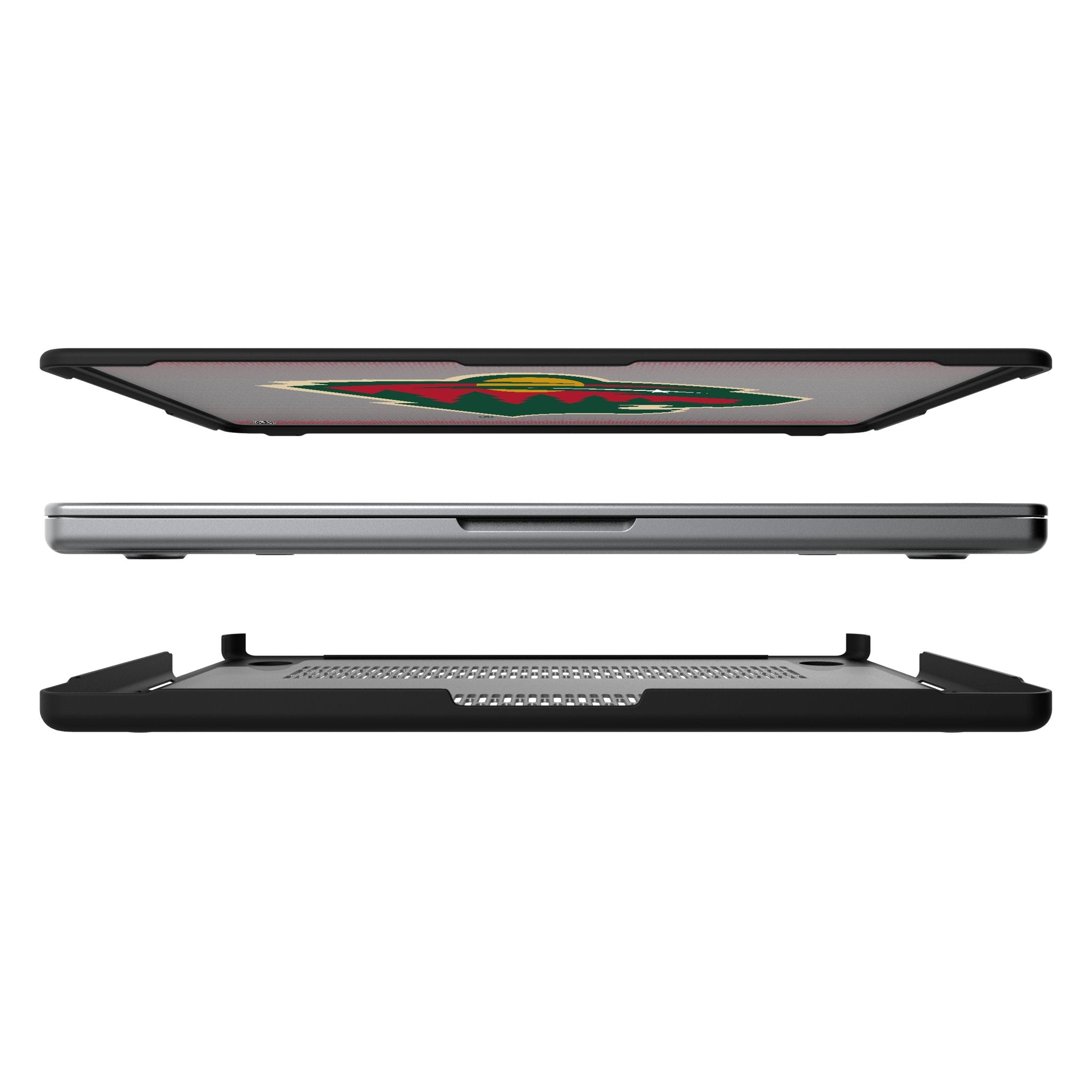 Minnesota Wild Linen Laptop Case for Apple MacBook 7