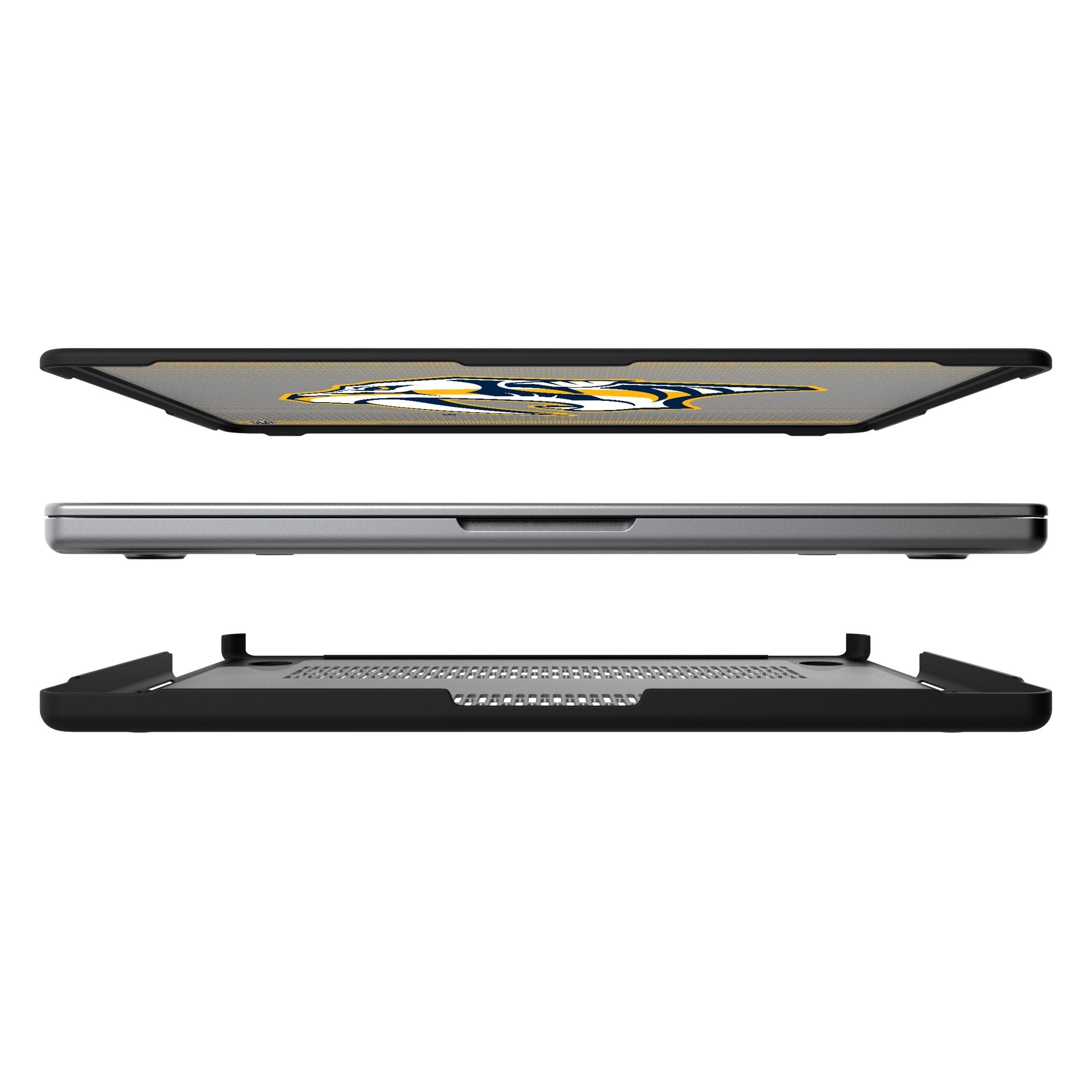 Nashville Predators Linen Laptop Case for Apple MacBook 7