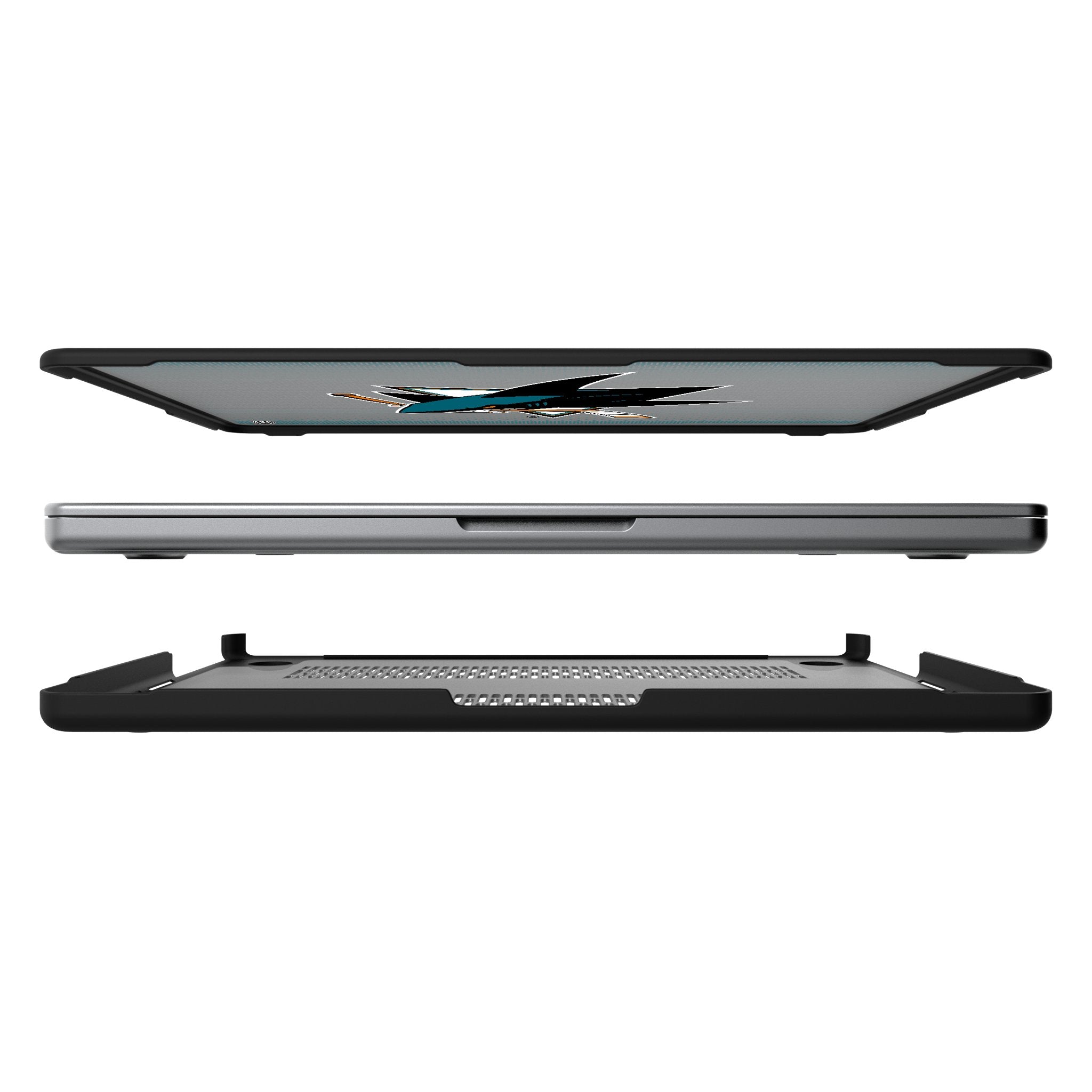 San Jose Sharks Linen Laptop Case for Apple MacBook 7