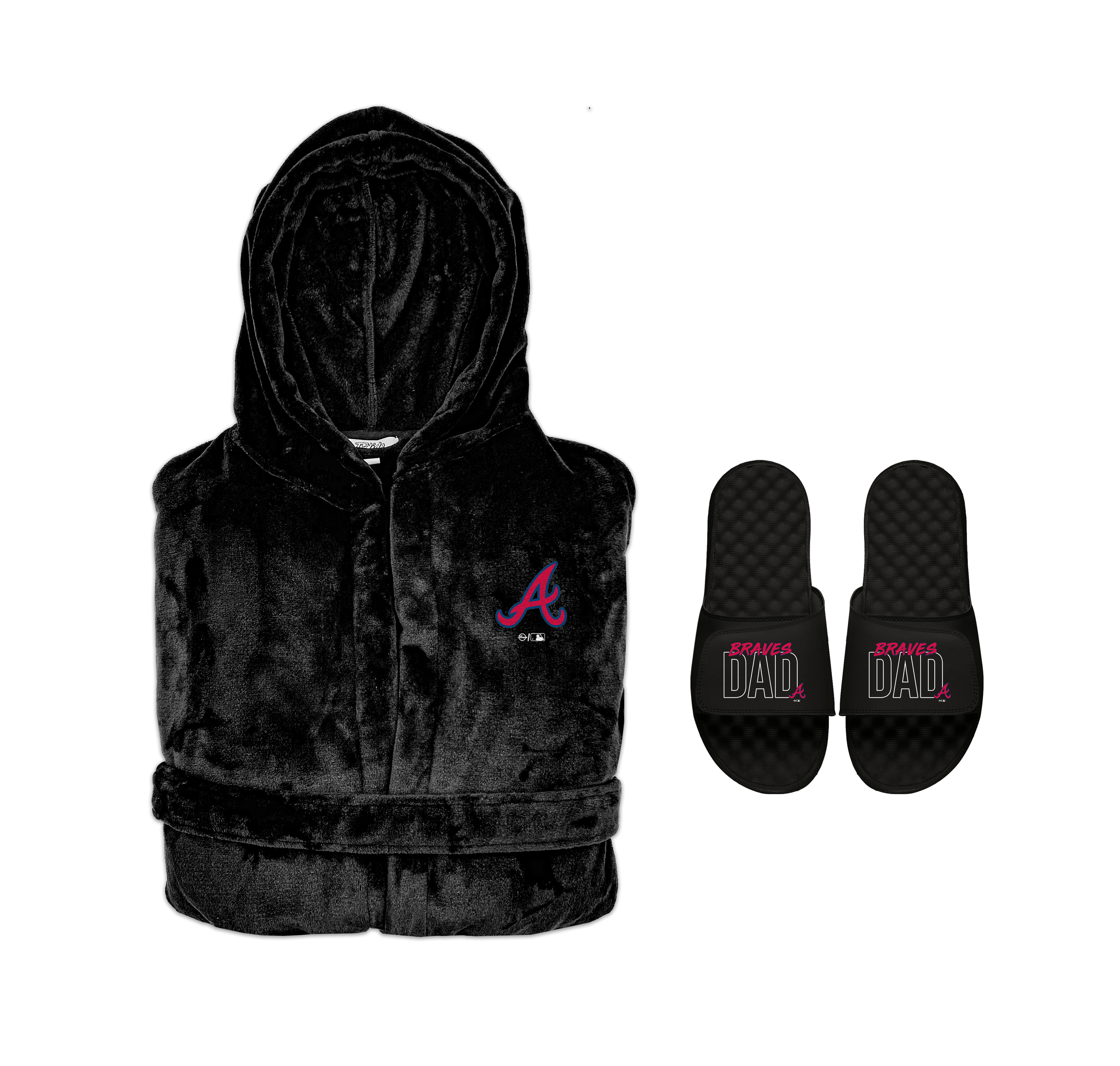 Atlanta Braves Dad Robe Bundle 1