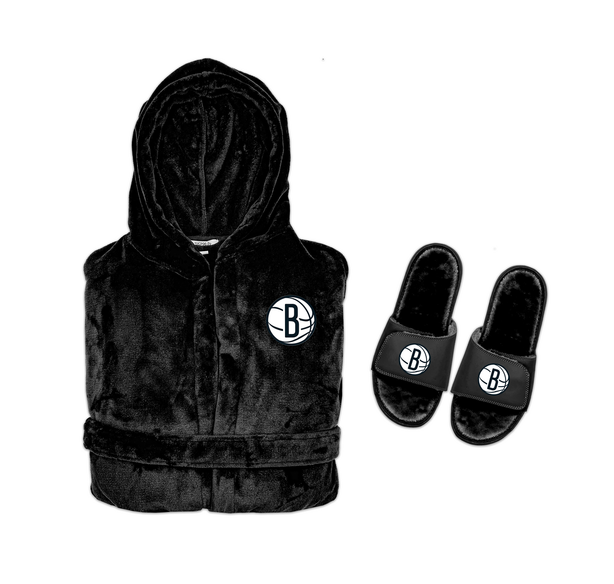 Brooklyn Nets Phantom Robe Slide Bundle 1