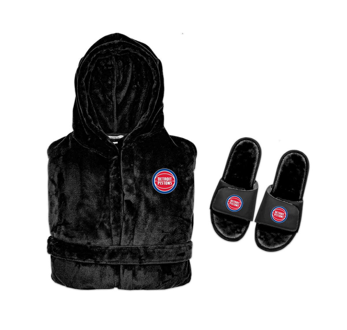 Detroit Pistons Phantom Robe Slide Bundle 1