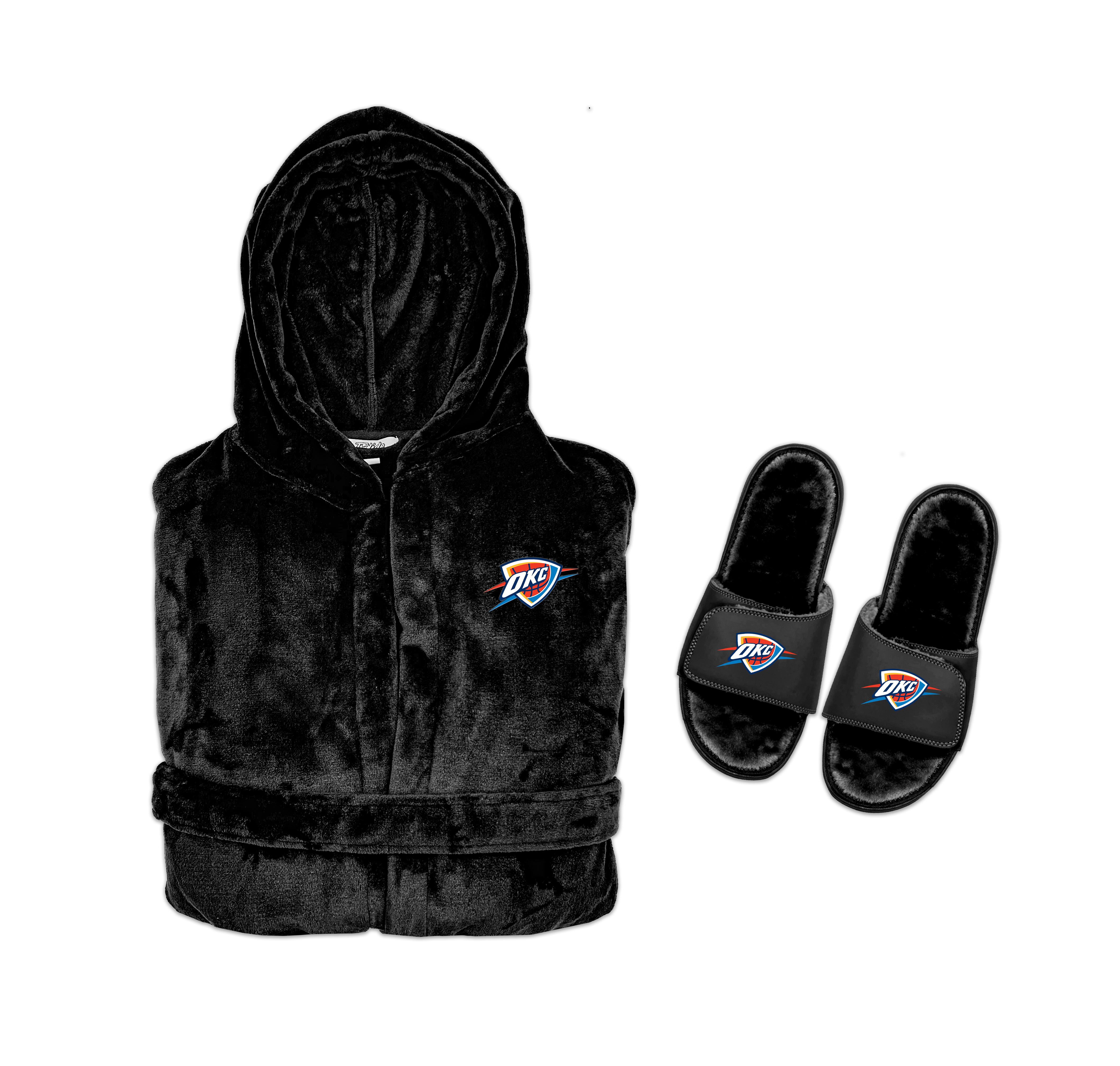 OKC Thunder Phantom Robe Slide Bundle 1