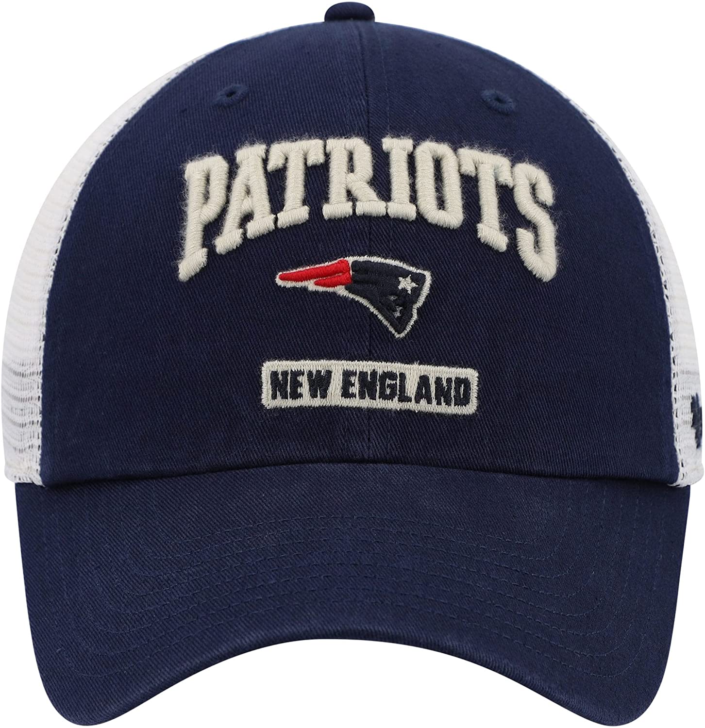 New England Patriots - Morgantown Trucker Clean Up Snapback Hat, 47 Brand 2