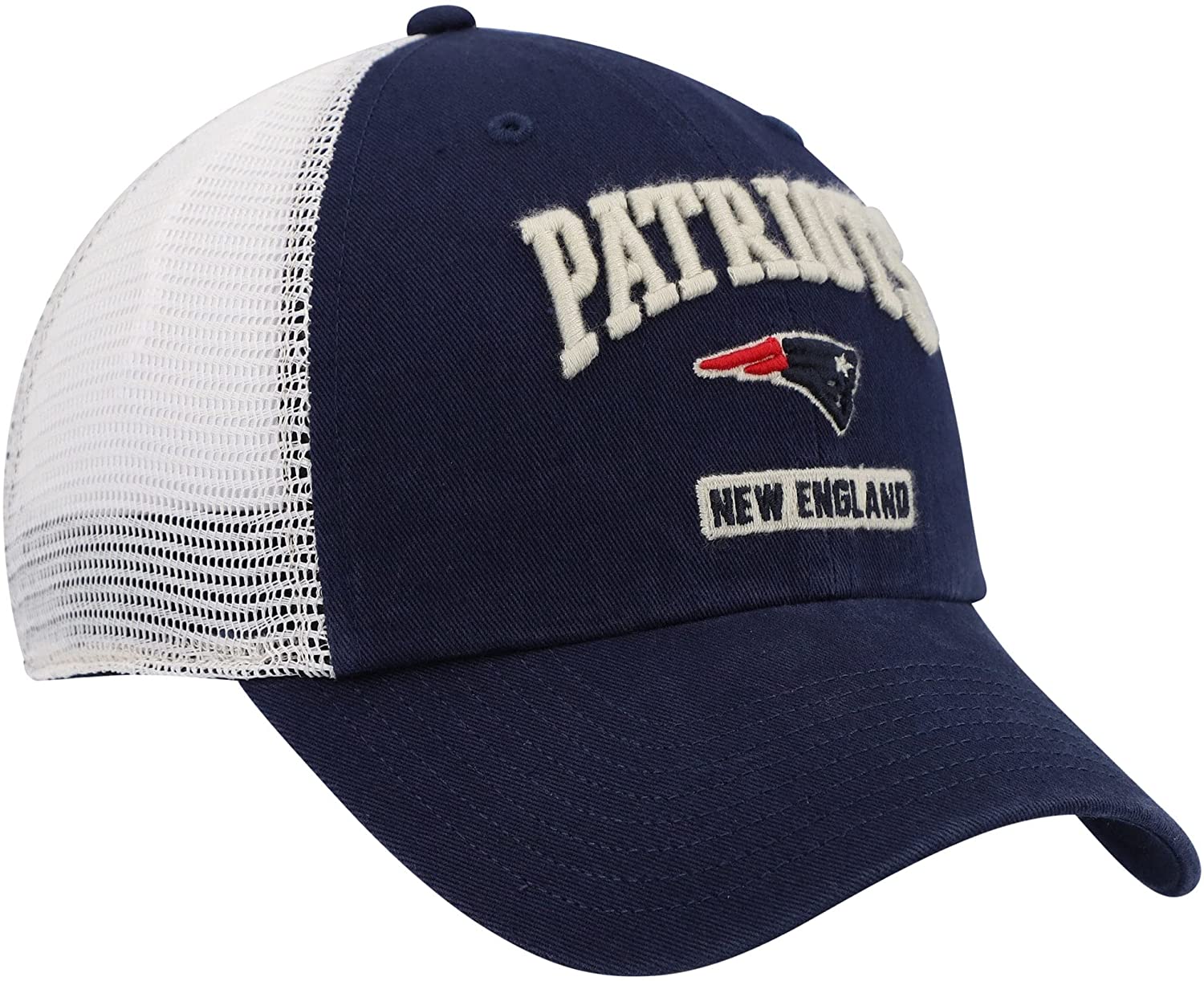New England Patriots - Morgantown Trucker Clean Up Snapback Hat, 47 Brand 3
