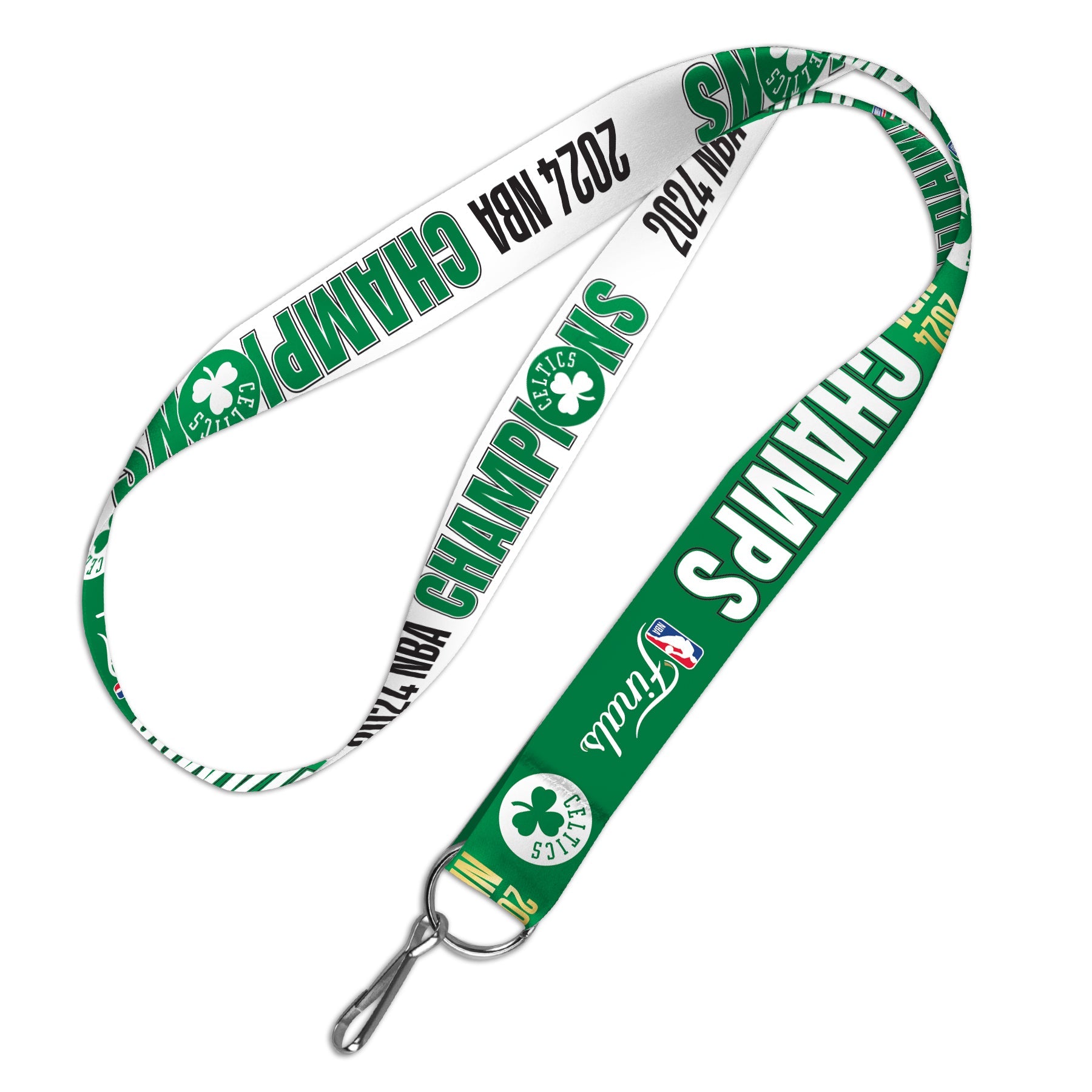 Boston Celtics 2024 NBA Champions Two-Tone Lanyard 1
