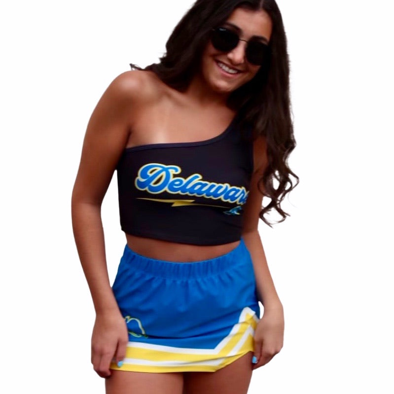 Delaware Lightning One Shoulder Top | lojobands 11