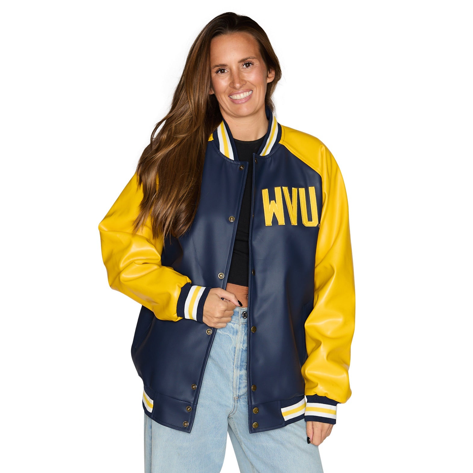 West Virginia Mountaineers Varsity Letterman Jacket | lojobands