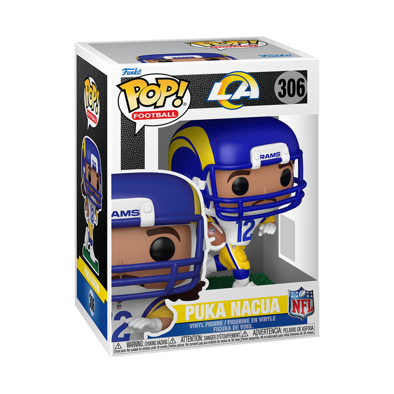 Funko POP! NFL: Los Angeles Rams - Puka Nacua Vinyl Figure 1