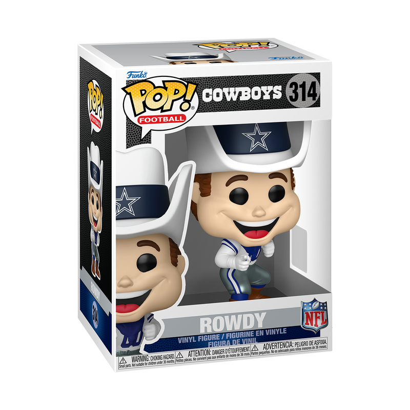 Funko POP! Football:  NFL Dallas Cowboys - Rowdy Vinyl Figure