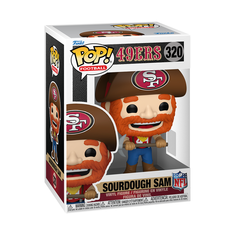 Funko POP! NFL: San Francisco 49ers - Sourdough Sam Vinyl Figure 1
