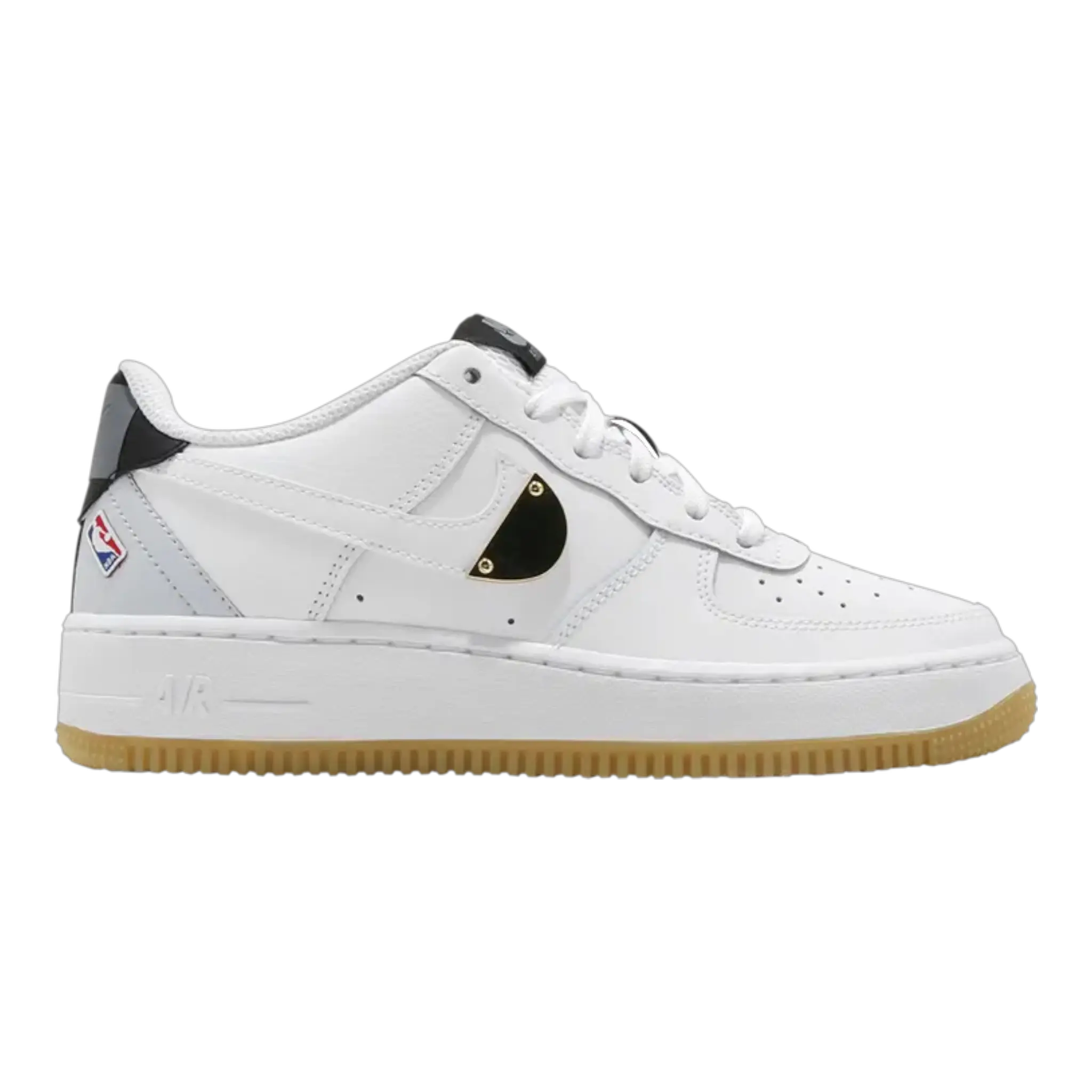 Nike Air Force 1 LV8 1 HO20 Big Kids Basketball Shoes White/White‑Pure Platinum 1