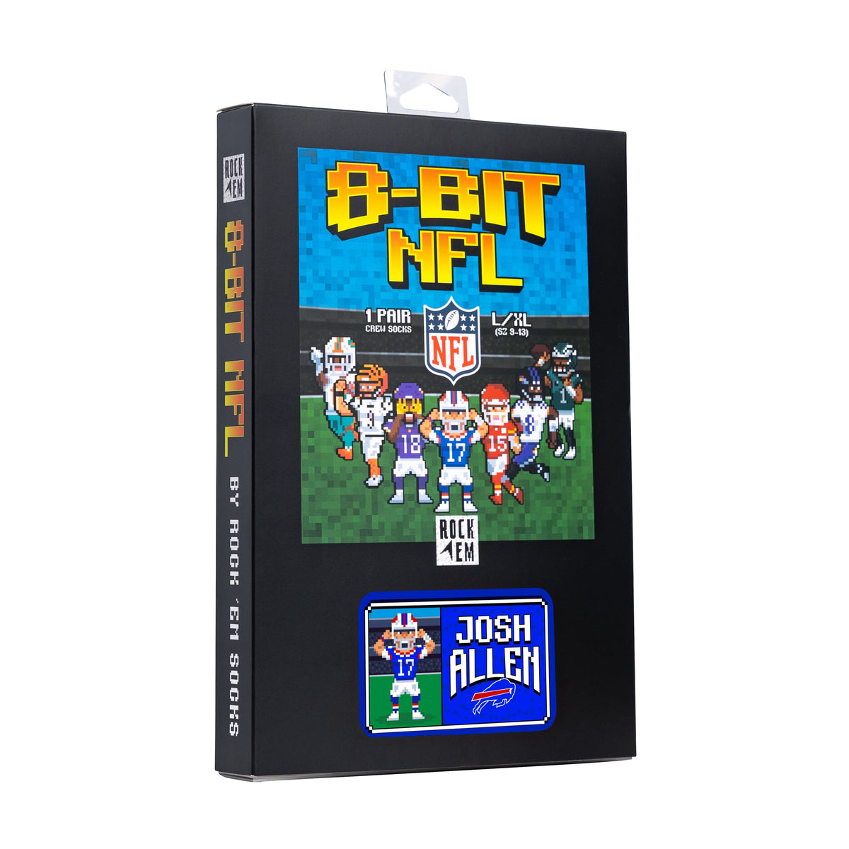 Josh Allen - Buffalo Bills  - 8-Bit (Box Set) | Rock 'Em Socks 4
