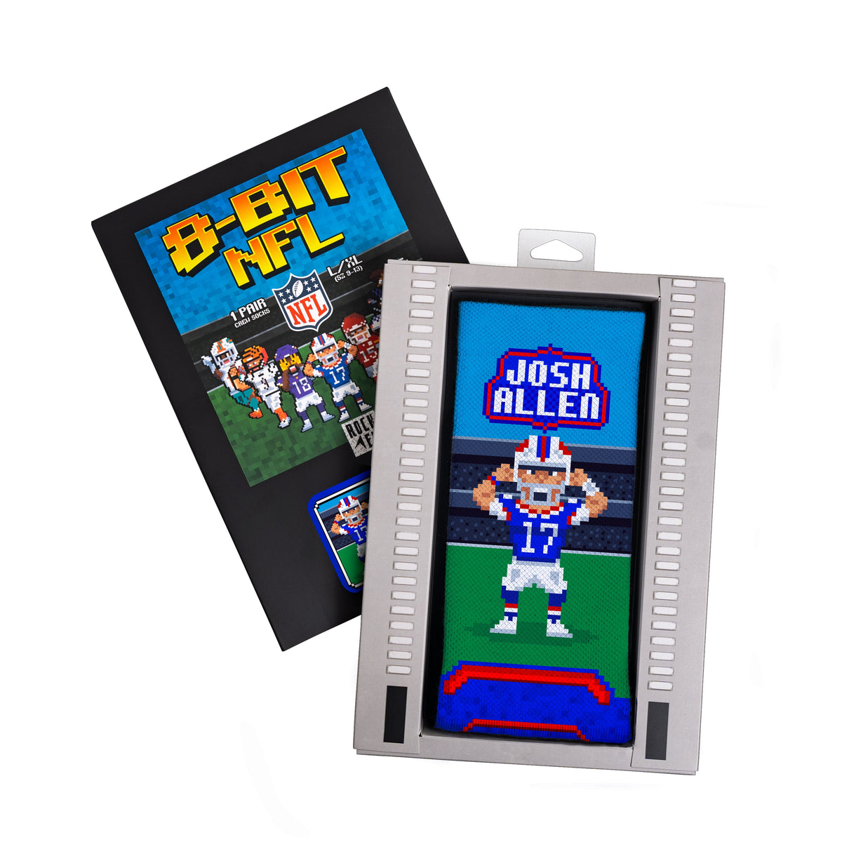 Josh Allen - Buffalo Bills  - 8-Bit (Box Set) | Rock 'Em Socks
