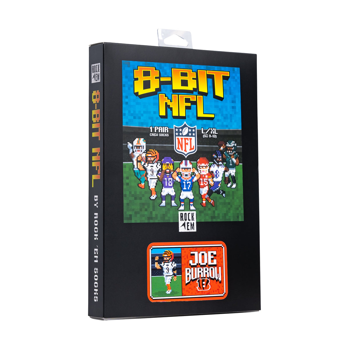 Joe Burrow - Cincinnati Bengals  - 8-Bit (Box Set) | Rock 'Em Socks 4