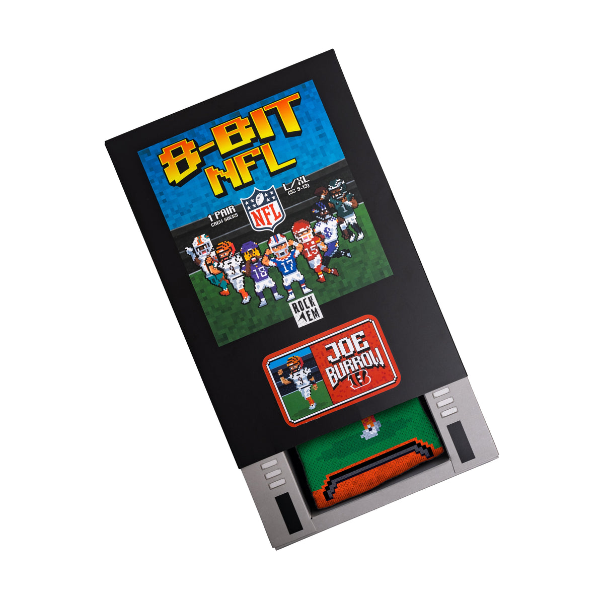 Joe Burrow - Cincinnati Bengals  - 8-Bit (Box Set) | Rock 'Em Socks 3
