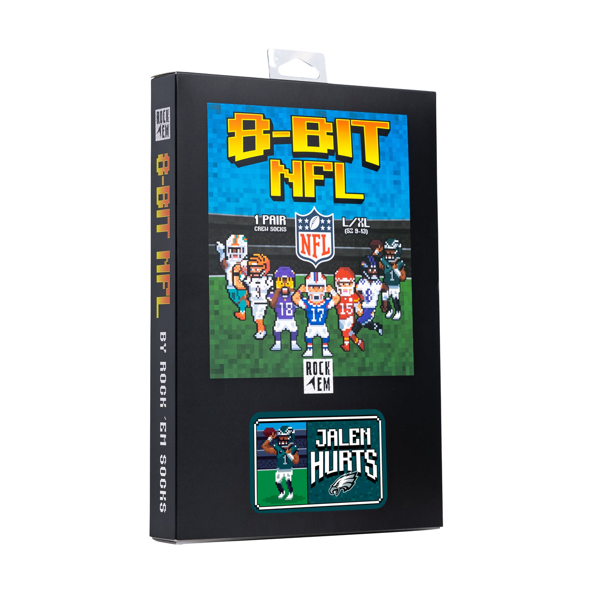 Jalen Hurts - Philadelphia Eagles  - 8-Bit (Box Set) | Rock 'Em Socks 3