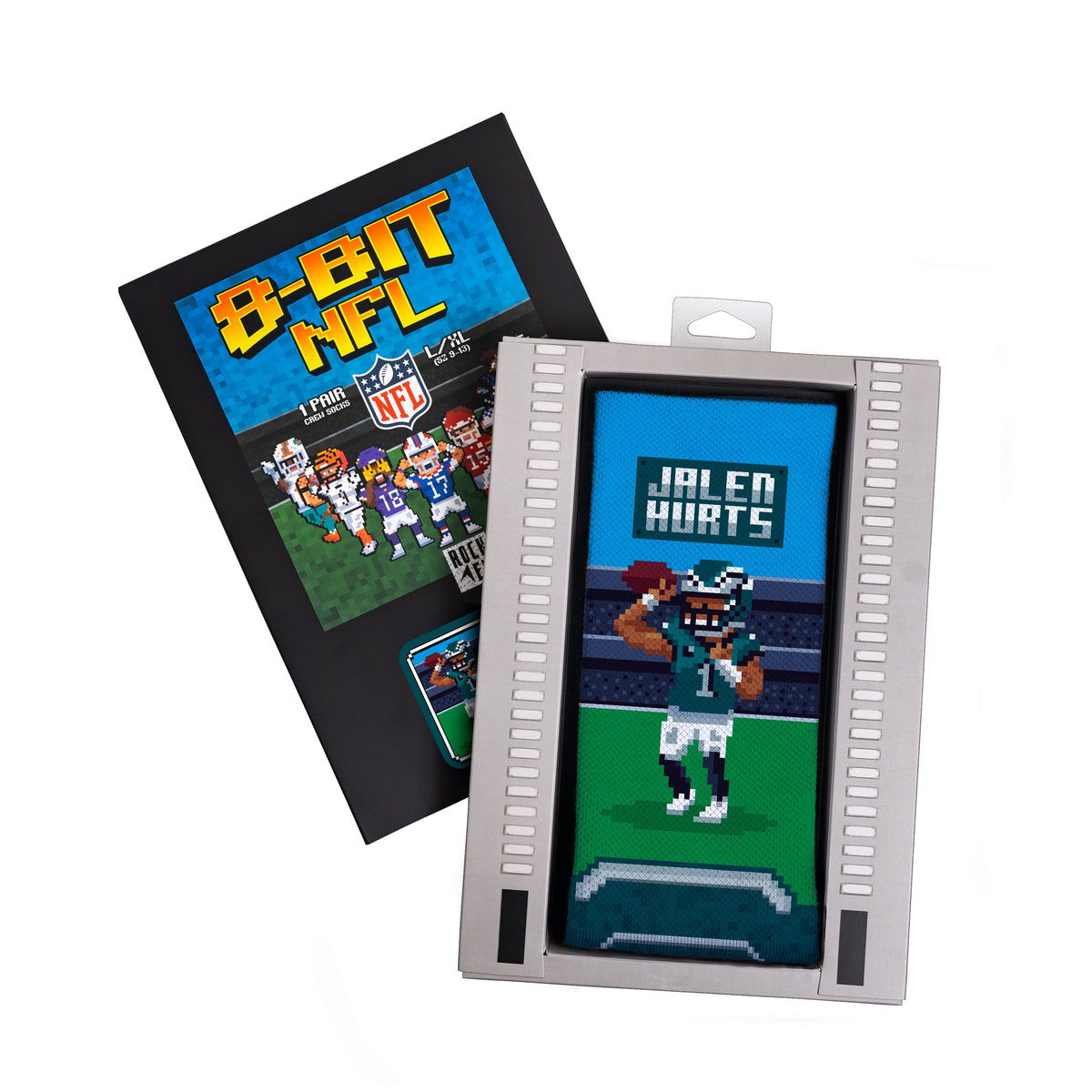 Jalen Hurts - Philadelphia Eagles  - 8-Bit (Box Set) | Rock 'Em Socks 2