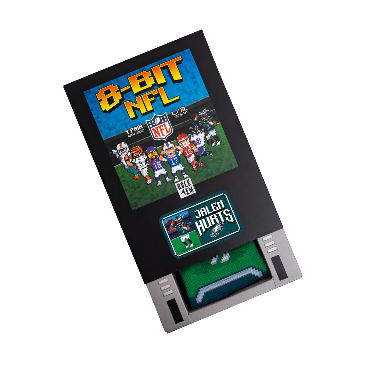 Jalen Hurts - Philadelphia Eagles  - 8-Bit (Box Set) | Rock 'Em Socks 4