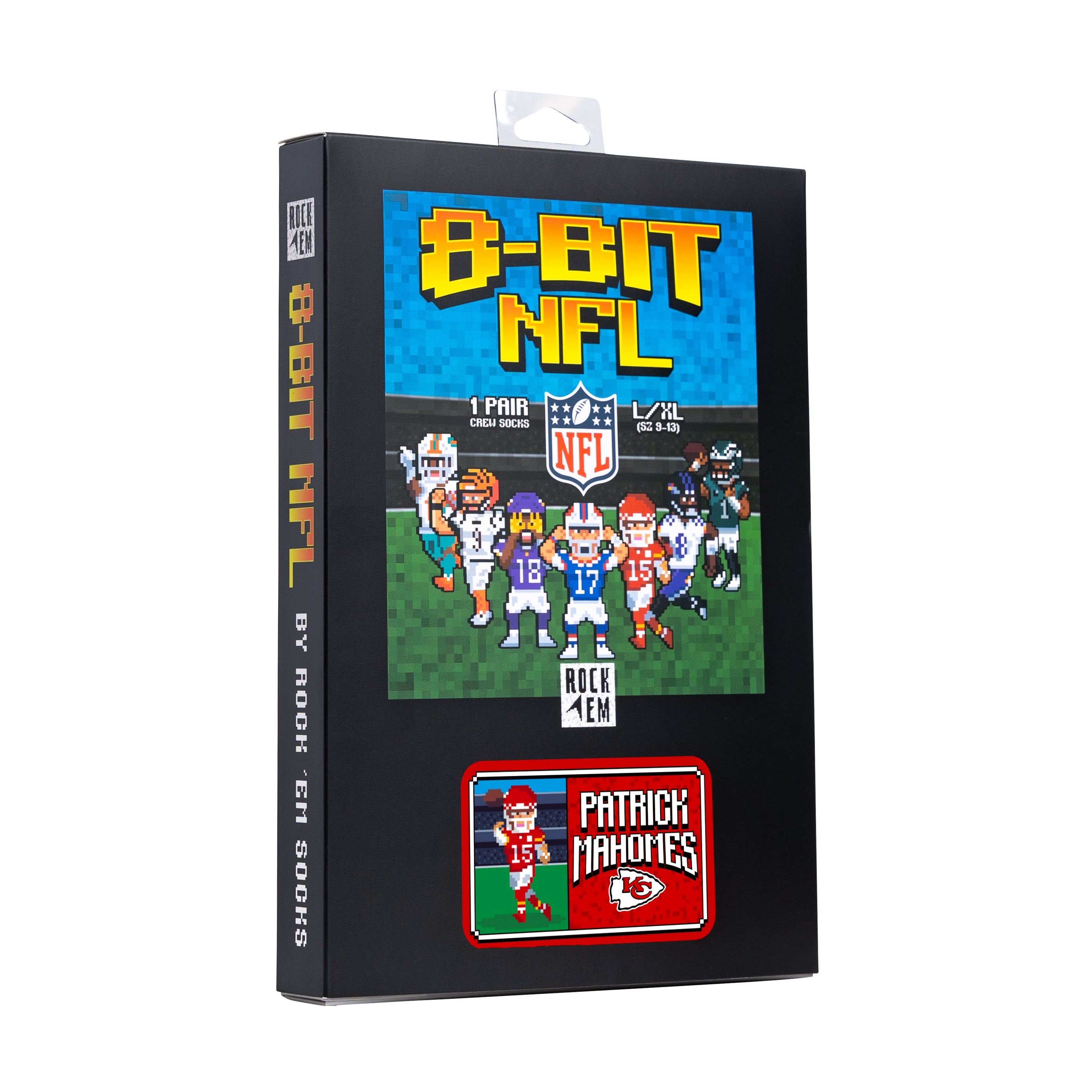 Patrick Mahomes - Kansas City Chiefs - 8-Bit (Box Set) | Rock 'Em Socks 3