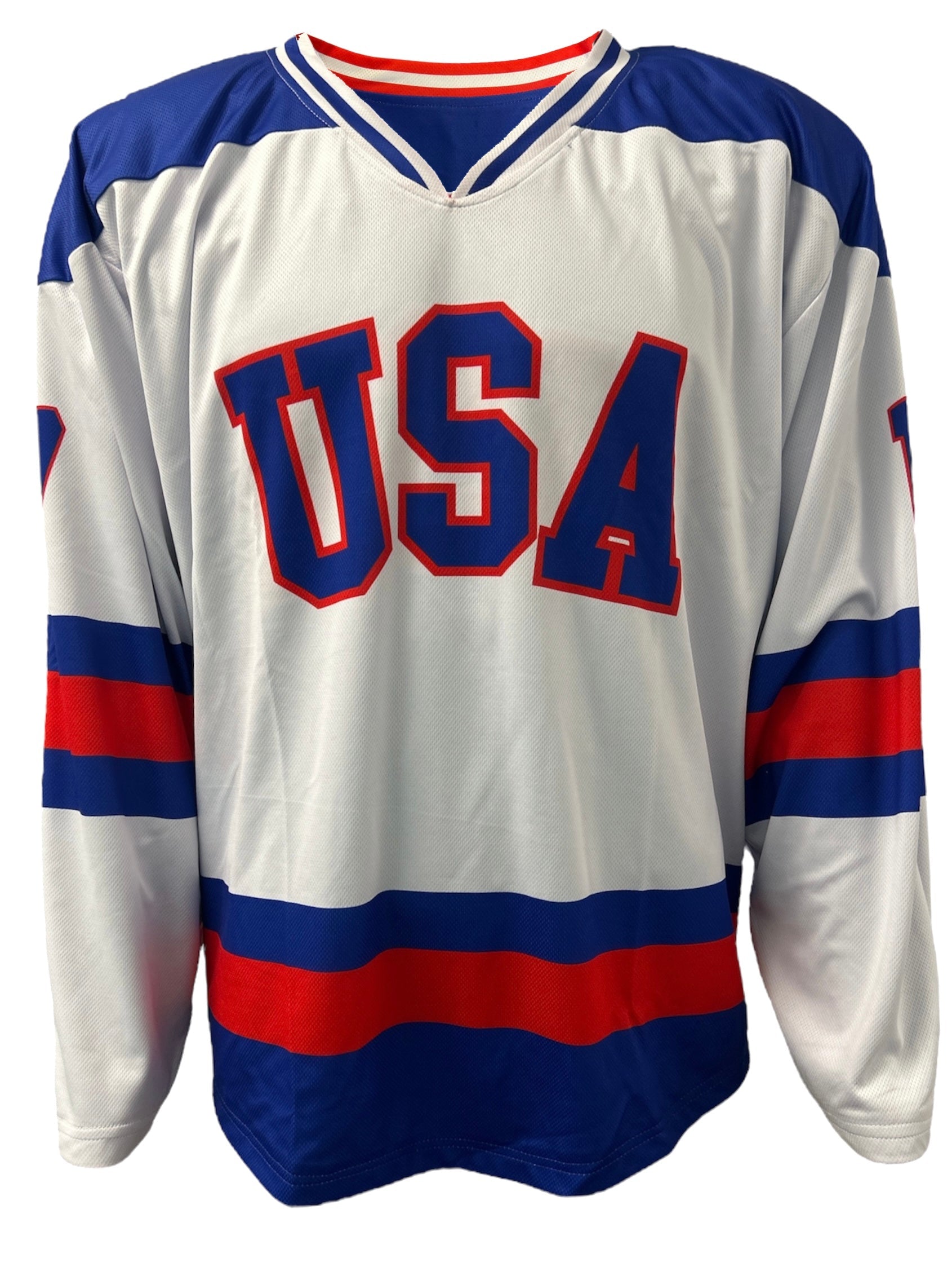 Jack O'Callahan USA Hockey Miracle on Ice 1980 Official Reversible Hockey Jersey 5