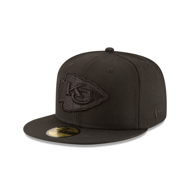 Kansas City Chiefs - 59Fifty Black on Black Hat, New Era 1