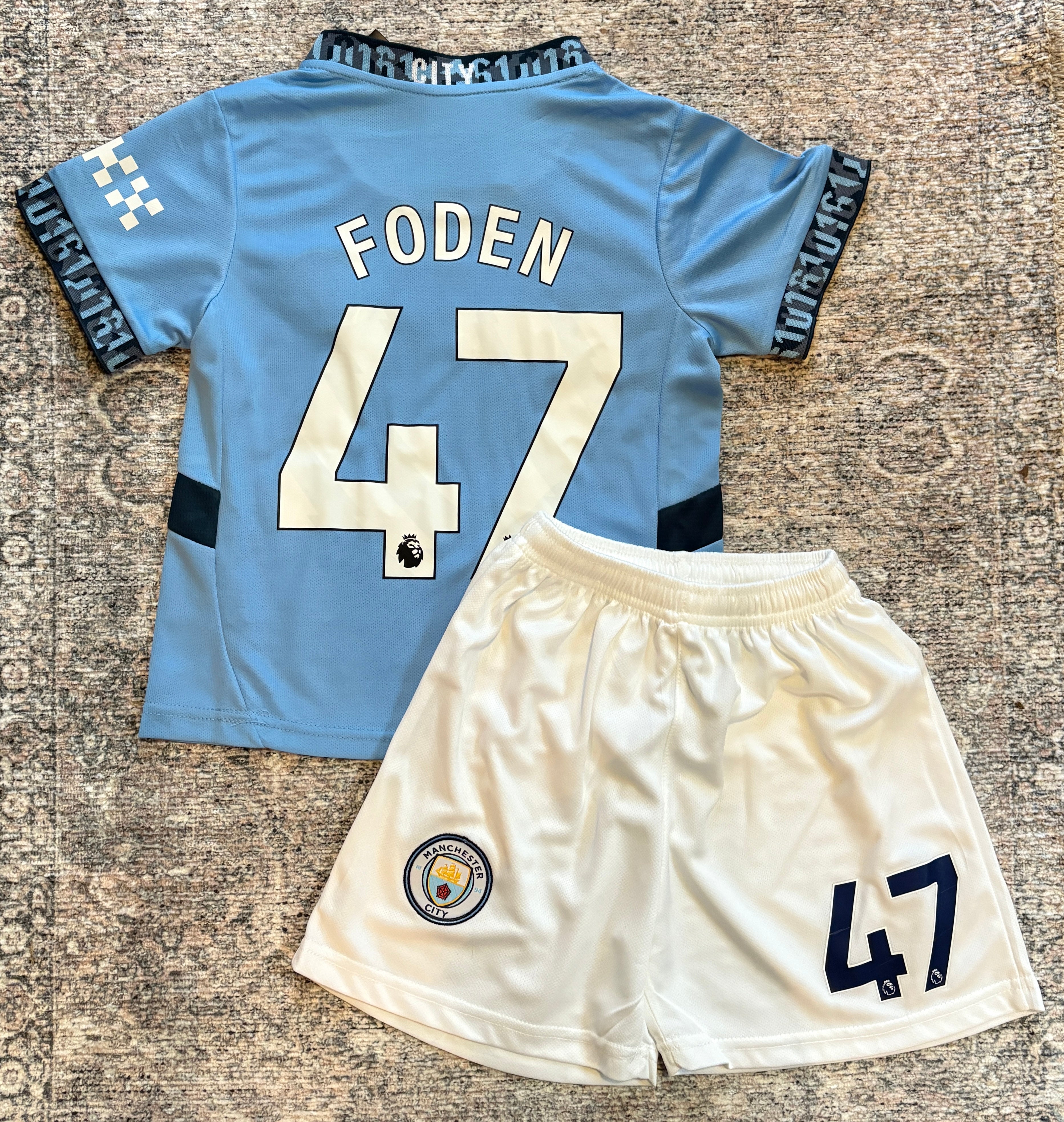 Phil Foden Kids Soccer Jersey Manchester City Youth Toddler 3