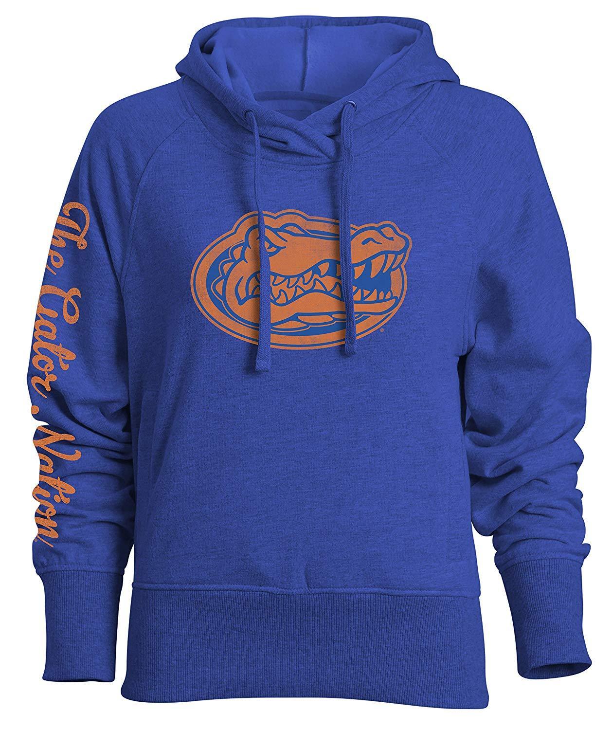 NCAA Florida Gators Heavenly Women's Relaxed-Fit Pullover Hood, Royal, Medium 3