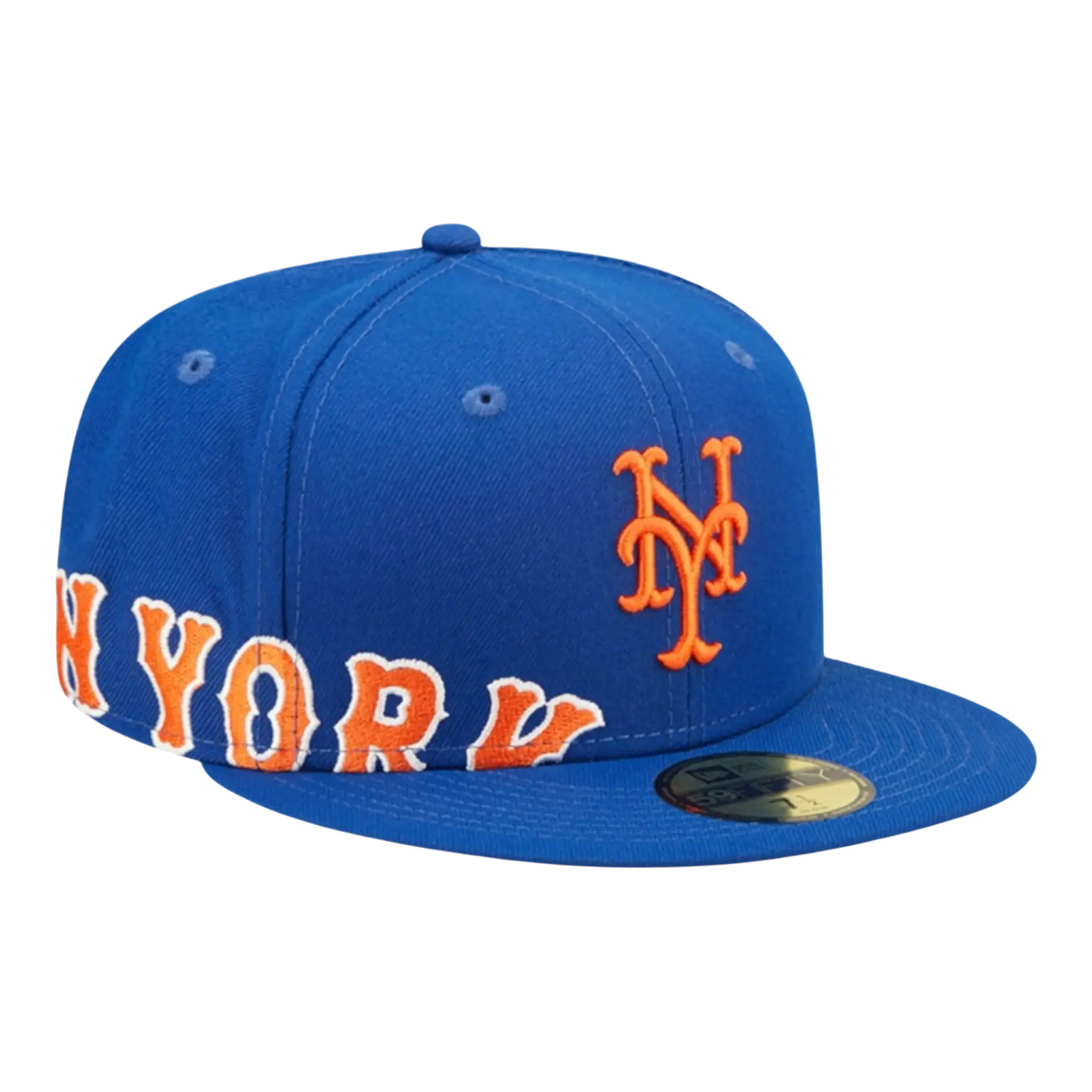 New Era New York Mets Sidesplit Men Fitted Hat Blue 1