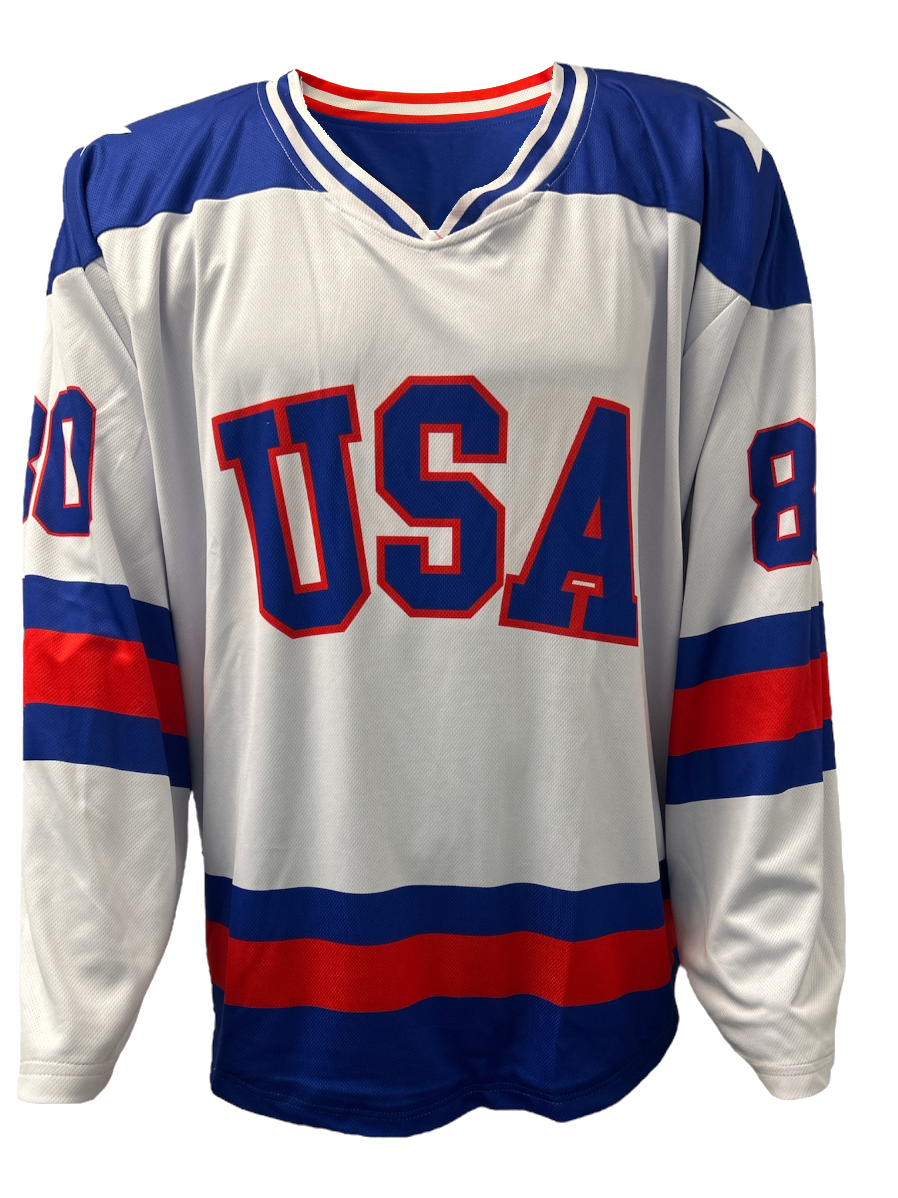 USA Hockey Miracle on Ice 1980 Official Reversible Hockey Jersey 3