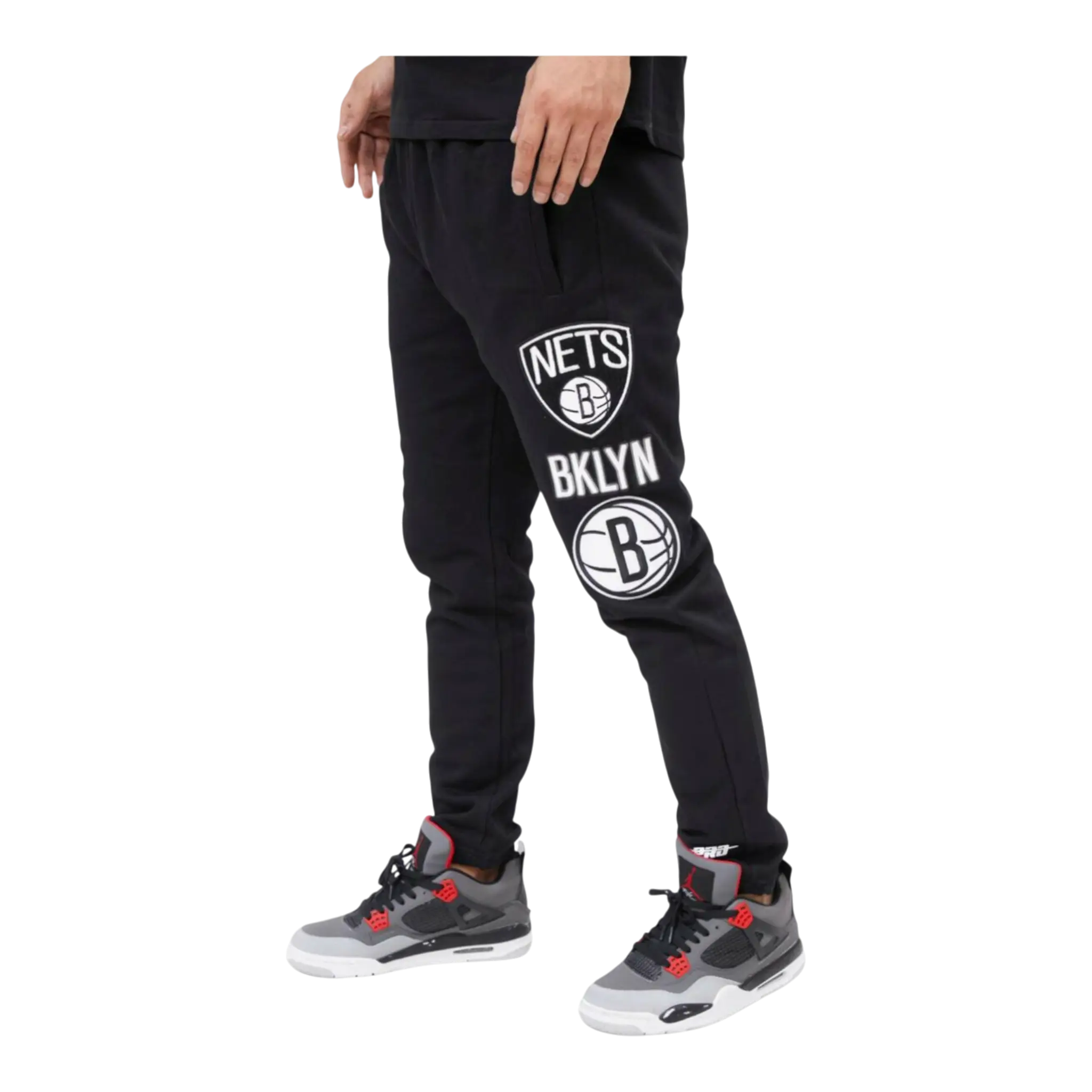 Pro Standard NBA Brooklyn Nets Retro Classic Men Sweatpants Black 1