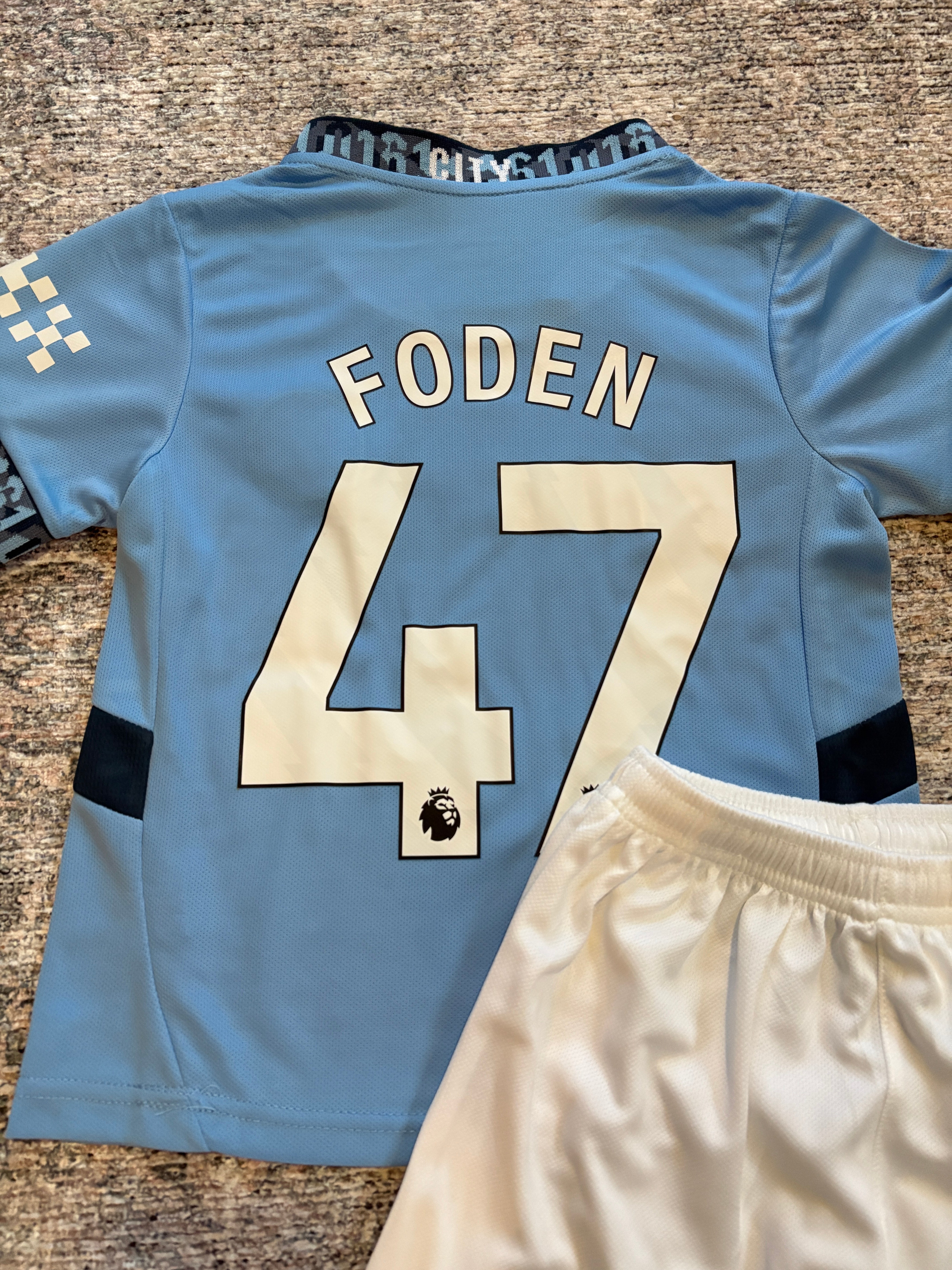 Phil Foden Kids Soccer Jersey Manchester City Youth Toddler 9