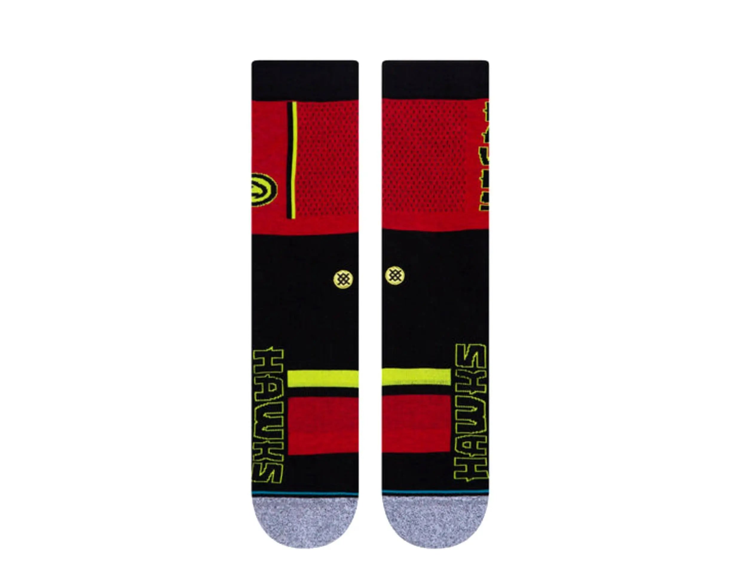 Stance Hawks Shortcut 2 NBA Crew Socks Red/Black 2