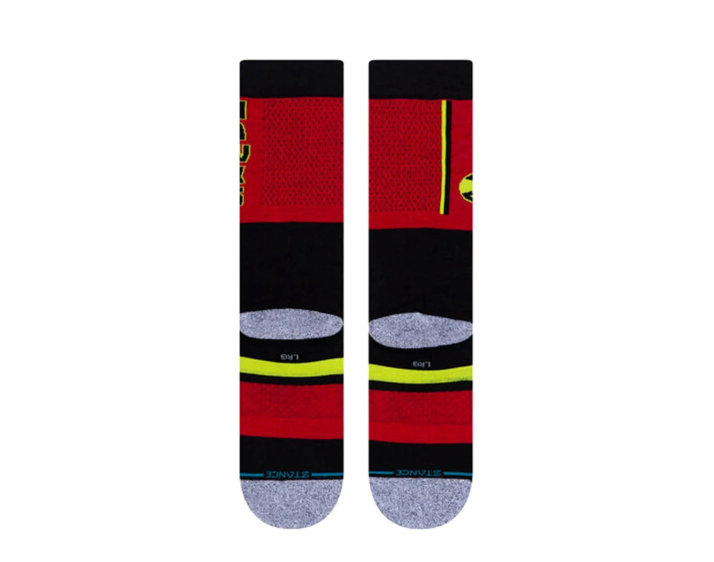 Stance Hawks Shortcut 2 NBA Crew Socks Red/Black 3
