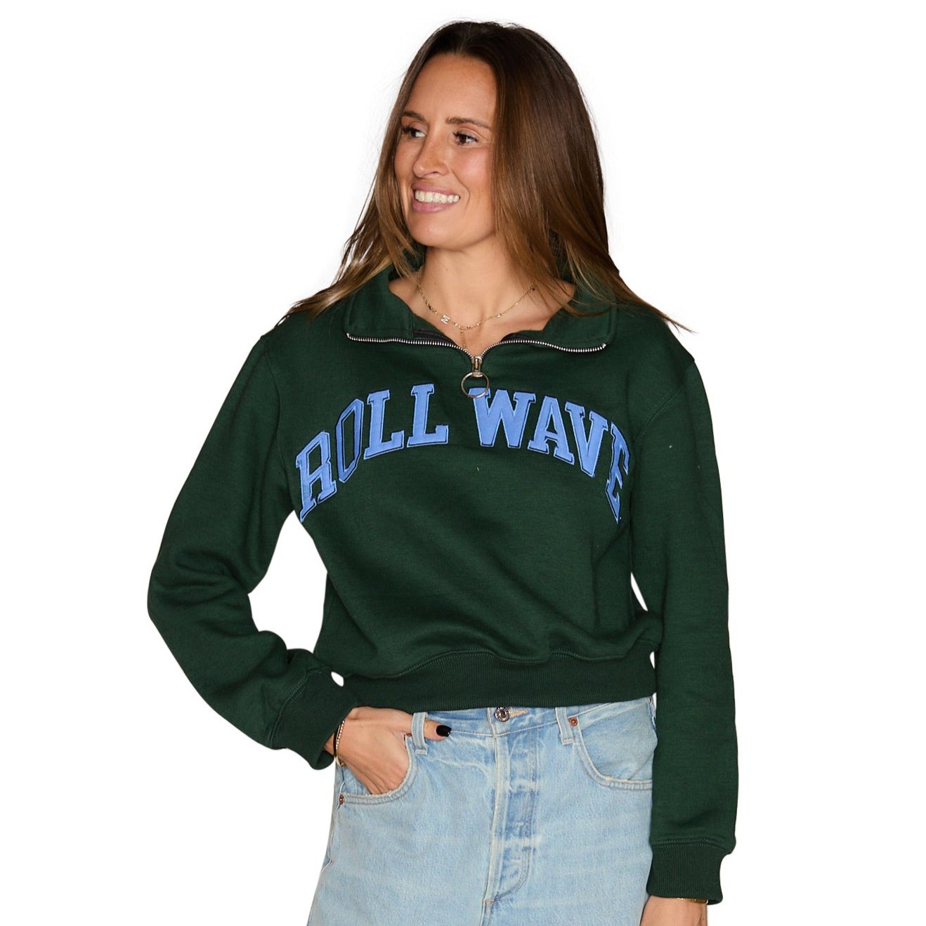 Tulane Quarter Zip Sweatshirt | lojobands