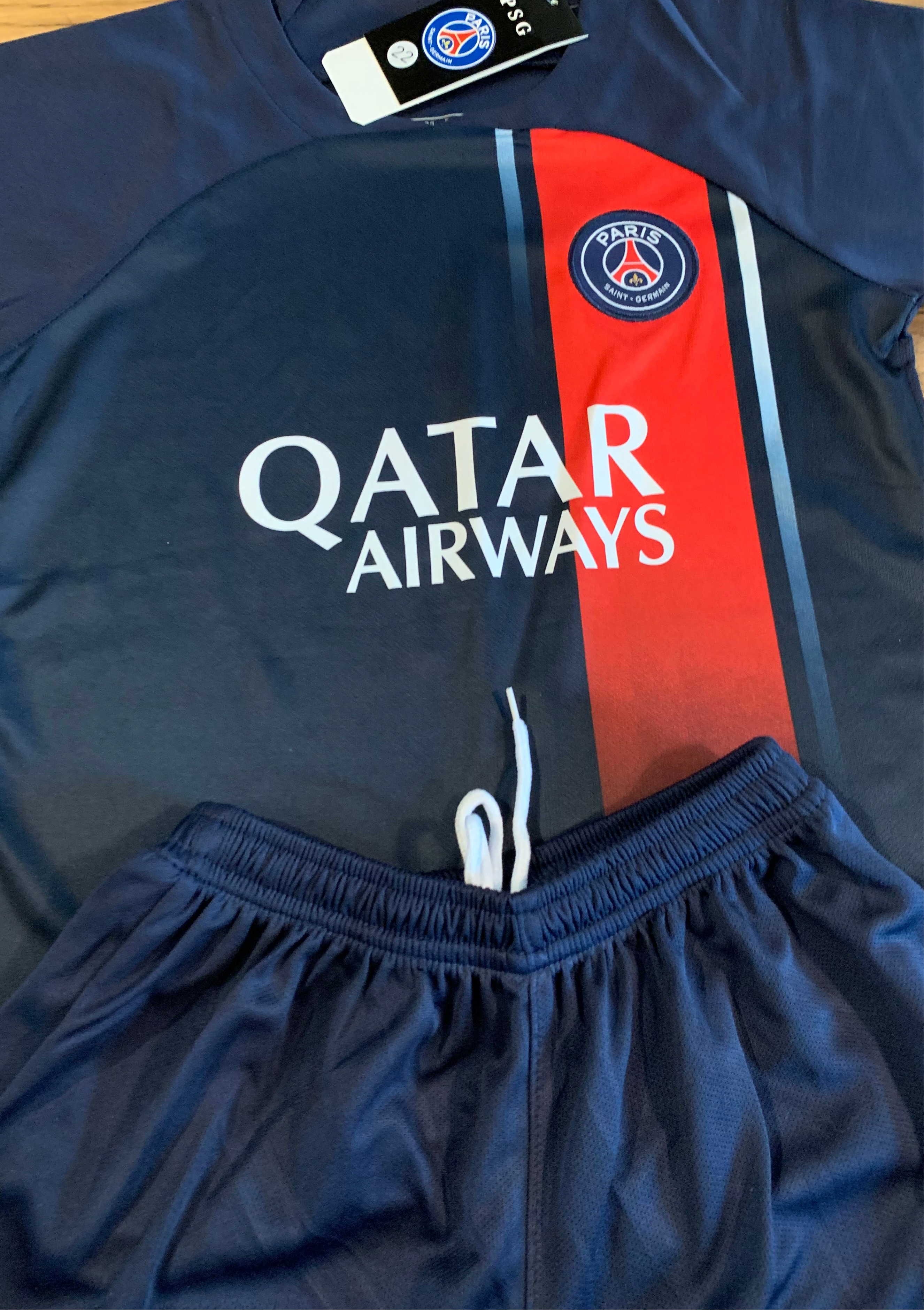 Kylian Mbappe PSG Soccer Jersey Toddler/Youth Soccer Jersey Kids Kit 6