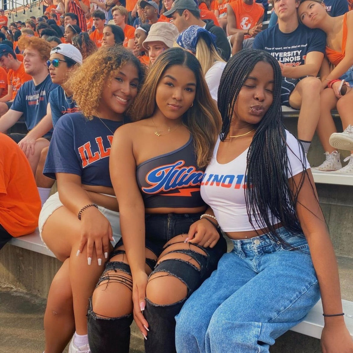 Illinois Fighting Illini Babydoll Tee 5